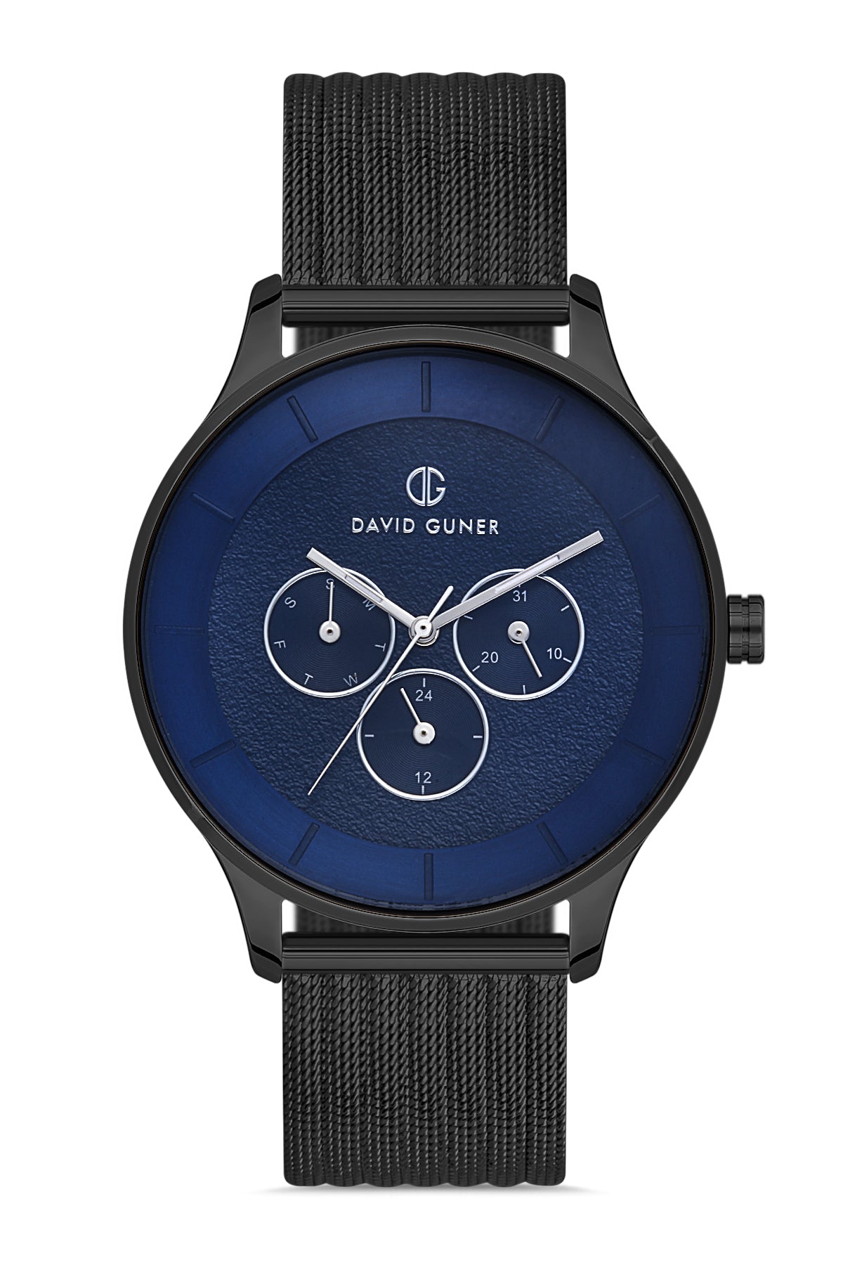 DAVID GUNER GUN KAPLAMALI MAVİ KADRANLI ERKEK KOL SAATİ - DG-8246GC-V3