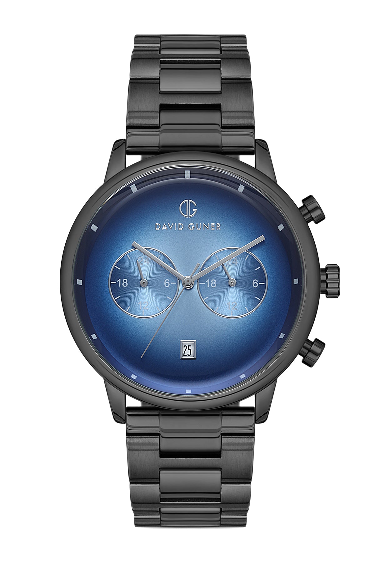 DAVID GUNER GUN KAPLAMALI MAVİ KADRANLI ERKEK KOL SAATİ - DG-8250GA-V3