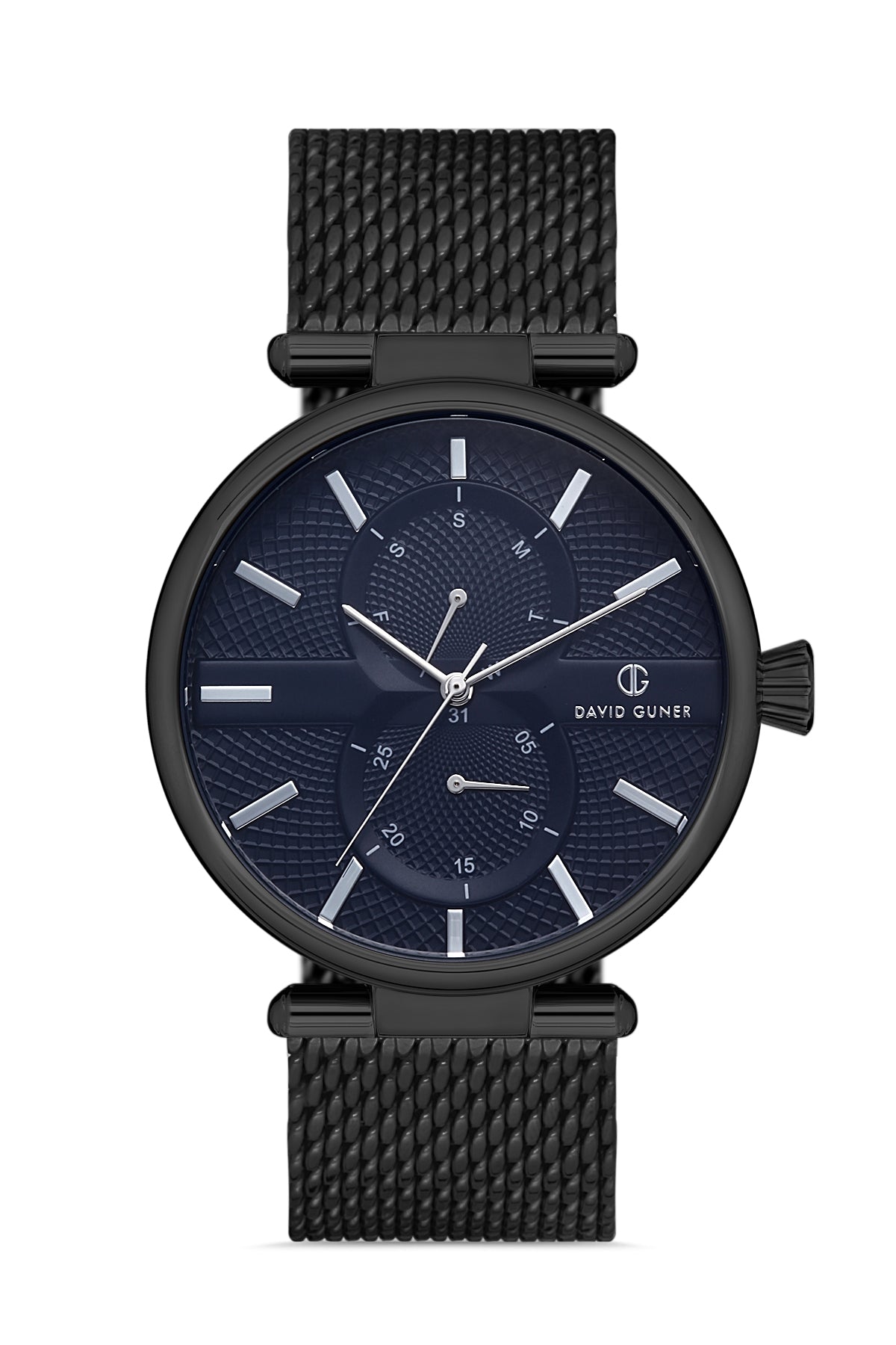 DAVID GUNER GUN KAPLAMALI MAVİ KADRANLI ERKEK KOL SAATİ DG-8284GC-V3