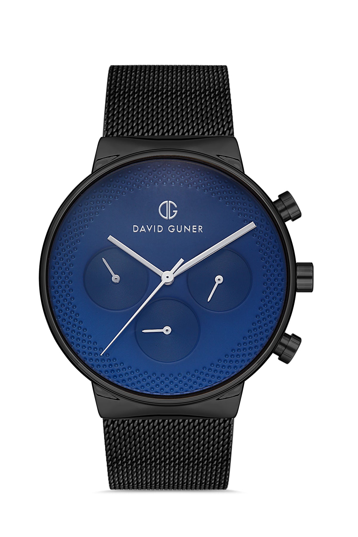 DAVID GUNER GUN KAPLAMALI MAVİ KADRANLI ERKEK KOL SAATİ DG-8300GC-V3