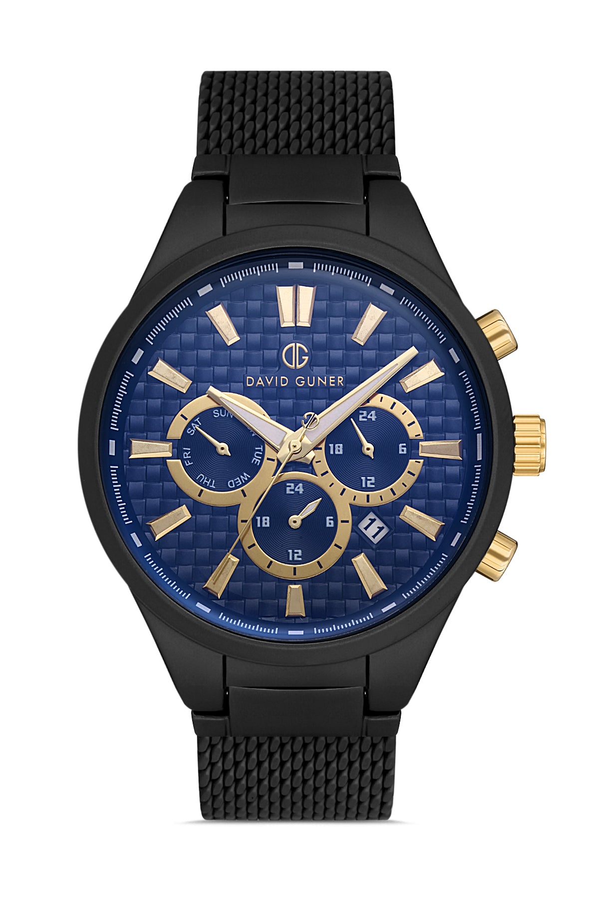 DAVID GUNER GUN KAPLAMALI MAVİ KADRANLI ERKEK KOL SAATİ - DG-8343GC-V3E