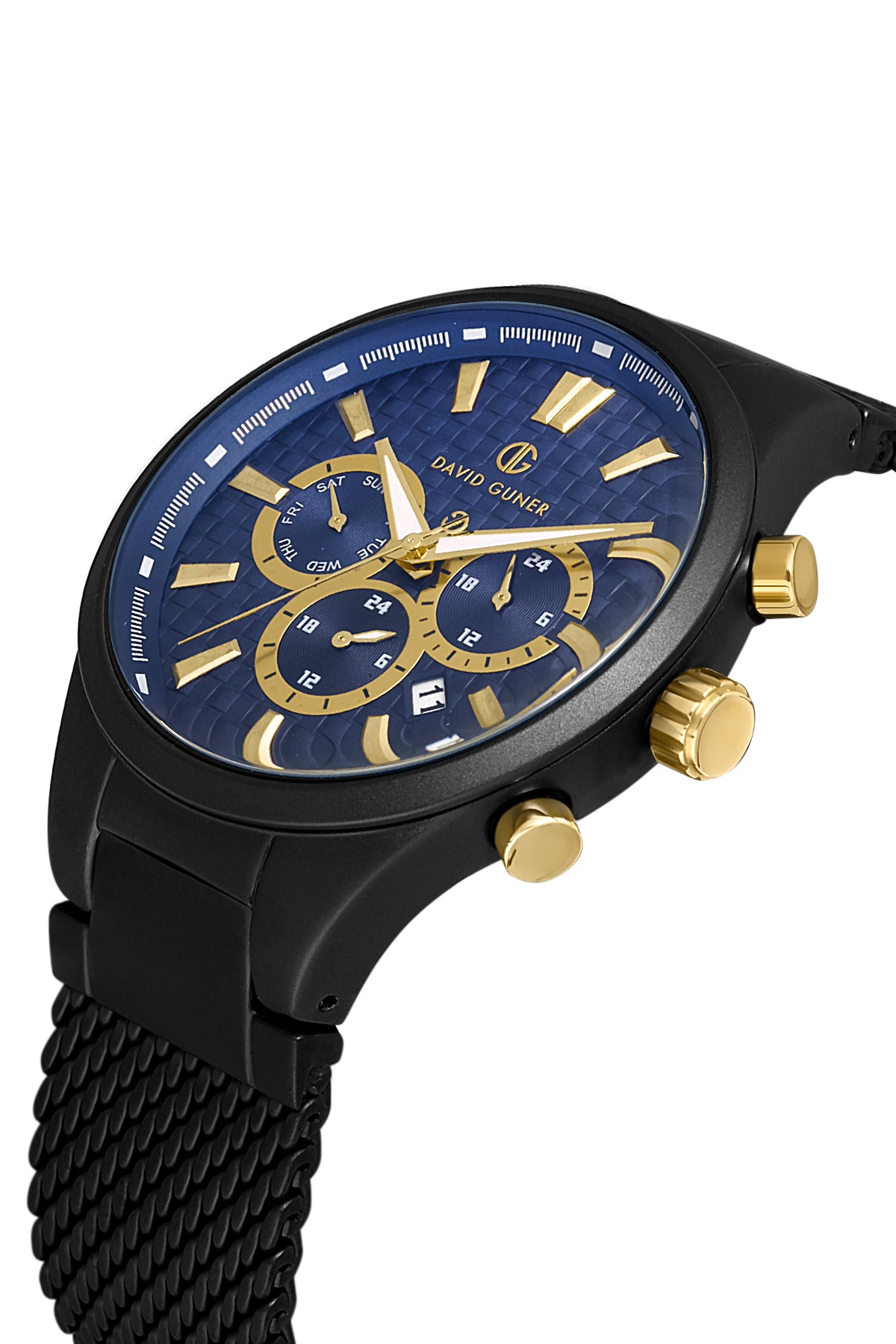 DAVID GUNER GUN KAPLAMALI MAVİ KADRANLI ERKEK KOL SAATİ - DG-8343GC-V3E