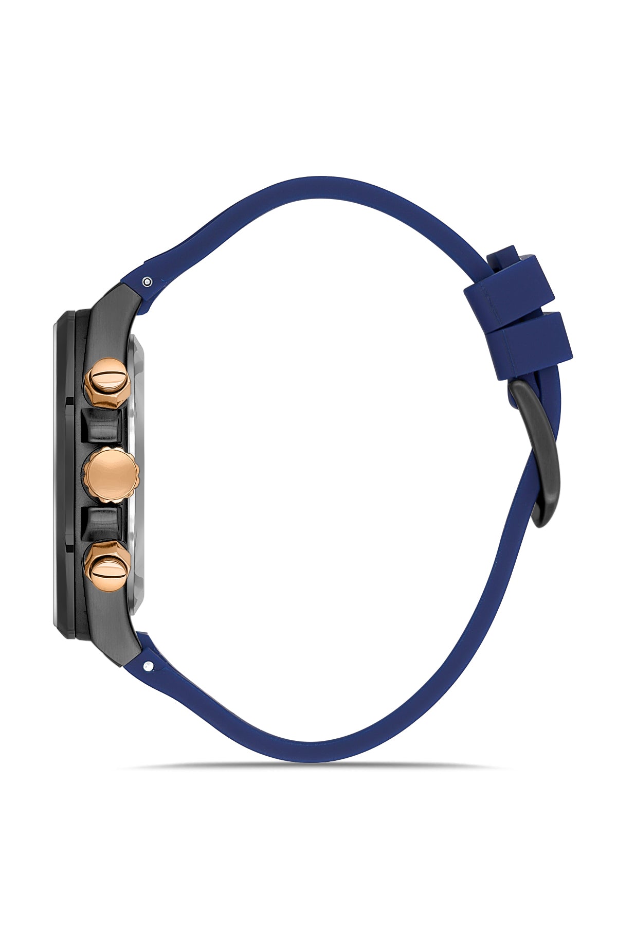 DAVID GUNER Gun Kaplamalı Mavi Kadranlı Erkek Kol Saati - DG-8848GD-ZA3