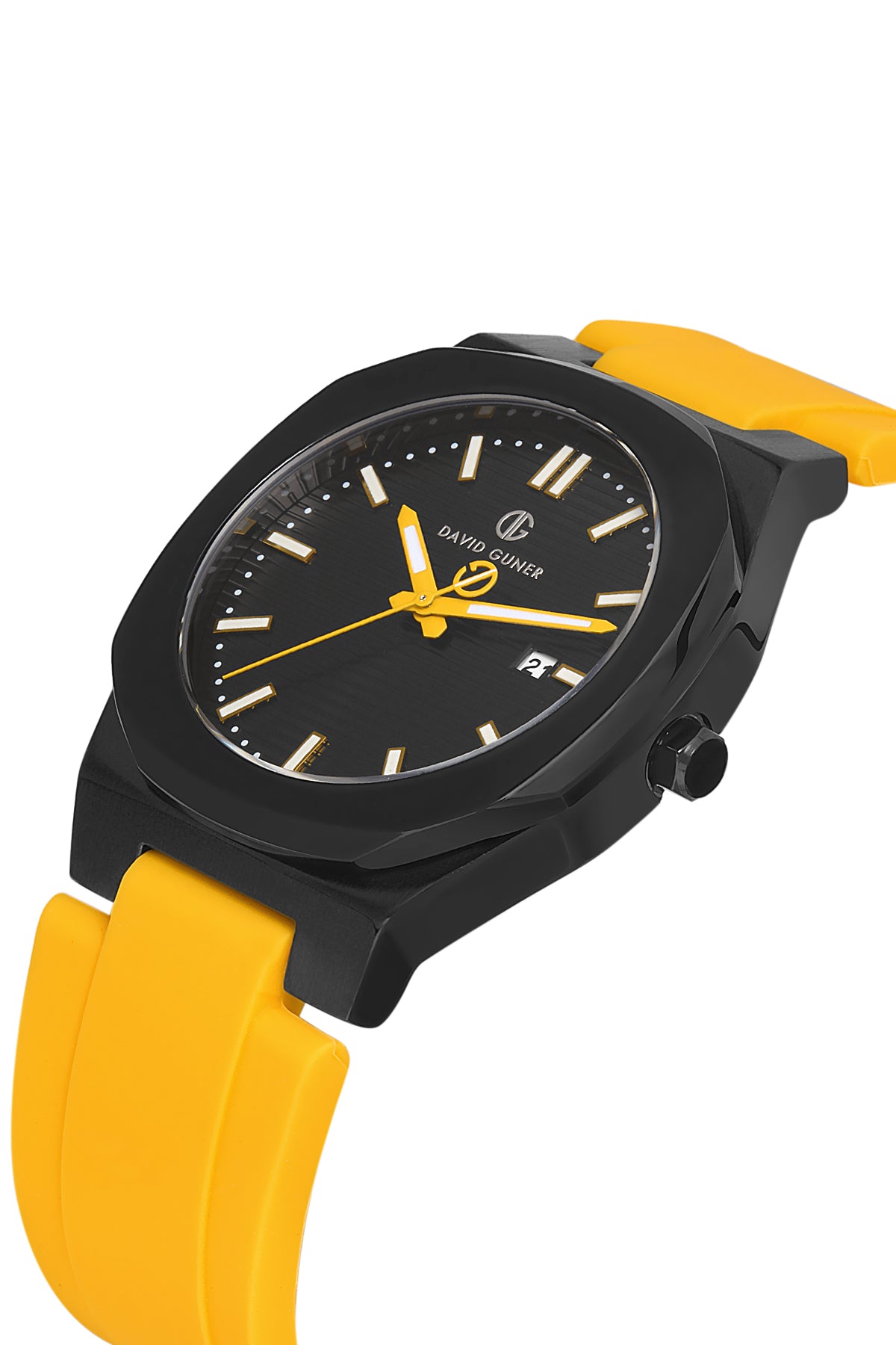 DAVID GUNER GUN KAPLAMALI SİYAH KADRANLI ERKEK KOL SAATİ DG-8470GD-ZR2