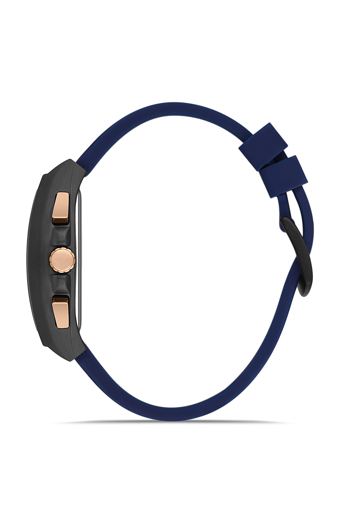 DAVID GUNER Lacivert Kadranlı Lacivert Silikon Kordonlu Erkek Kol Saati - DG-8485GD-ZA3