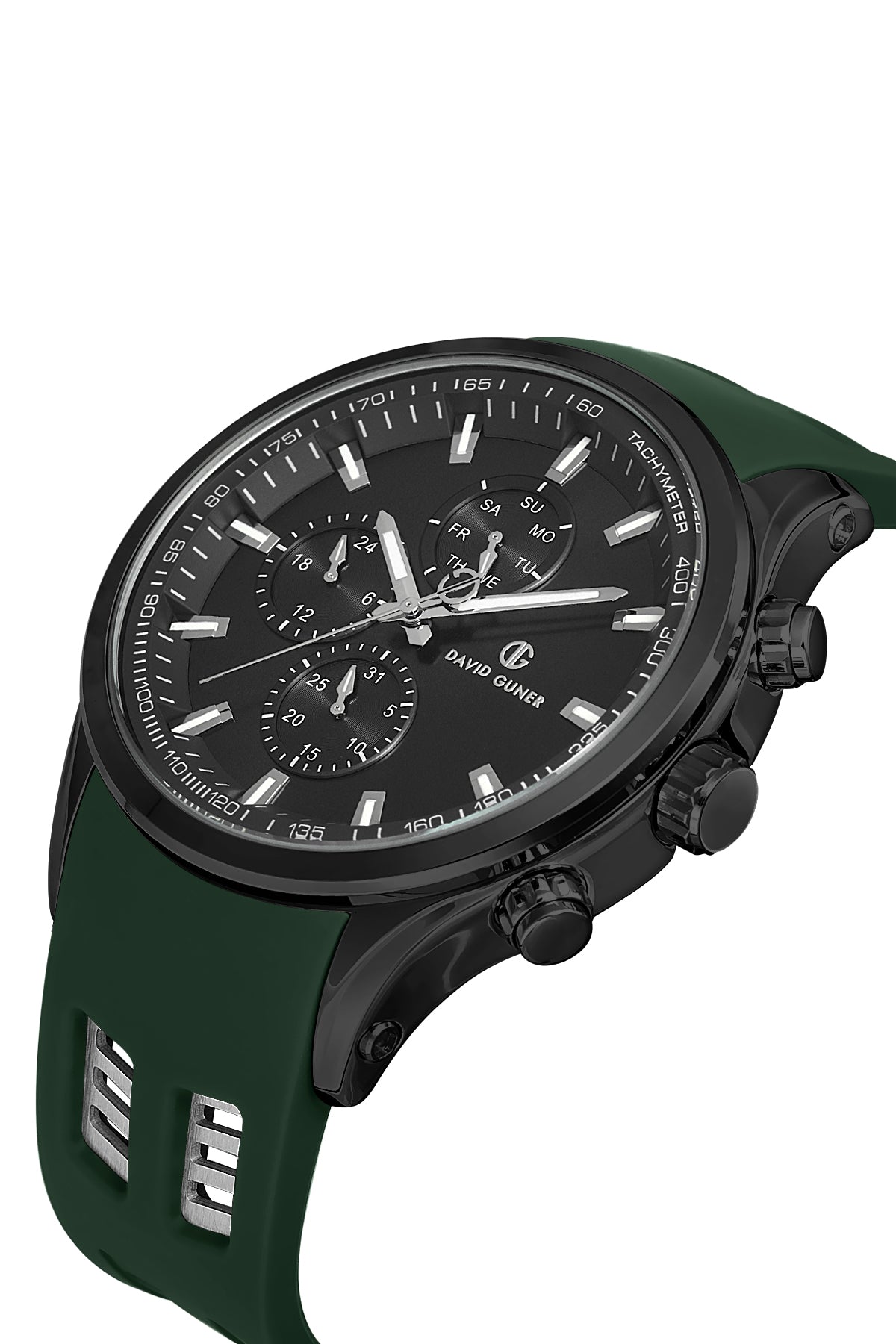 DAVID GUNER GUN KAPLAMALI SİYAH KADRANLI ERKEK KOL SAATİ DG-8498GD-ZF2