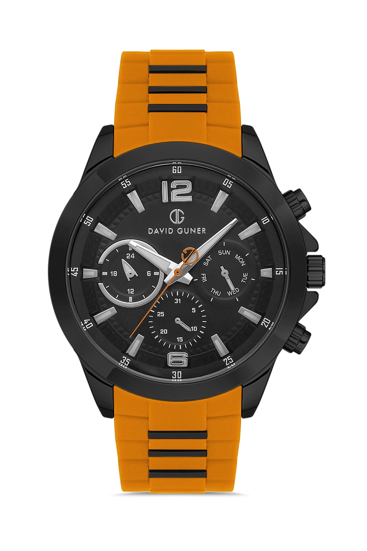 DAVID GUNER GUN KAPLAMALI SİYAH KADRANLI ERKEK KOL SAATİ DG-8615GD-ZQ2