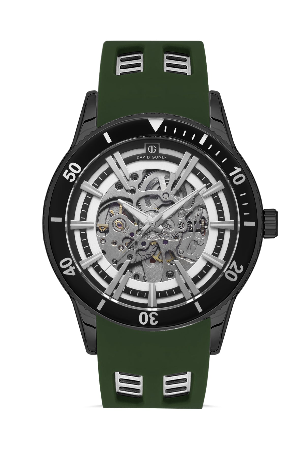 DAVID GUNER GUN KAPLAMALI SİYAH KADRANLI ERKEK KOL SAATİ DG-8619GD-ZF1