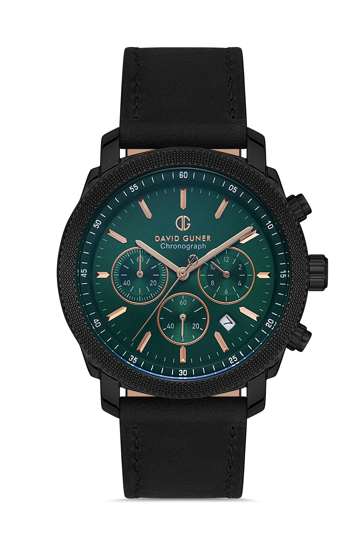 DAVID GUNER GUN KAPLAMALI YEŞİL KADRANLI ERKEK KOL SAATİ - DG-8052GB-X10
