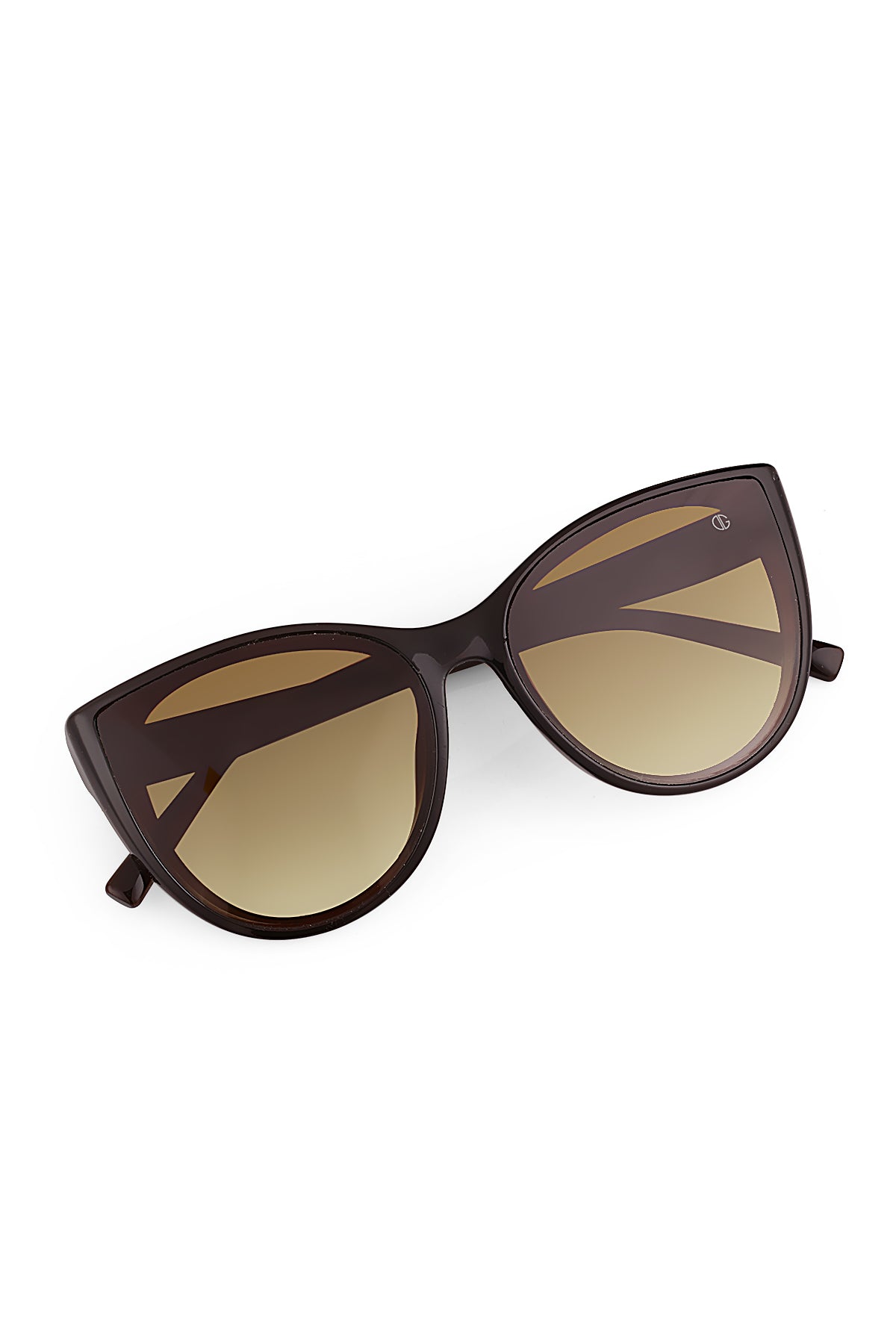 DAVID GUNER Siyah Çerçeveli Yeşil Degrade Renkli Kadın Güneş Gözlüğü