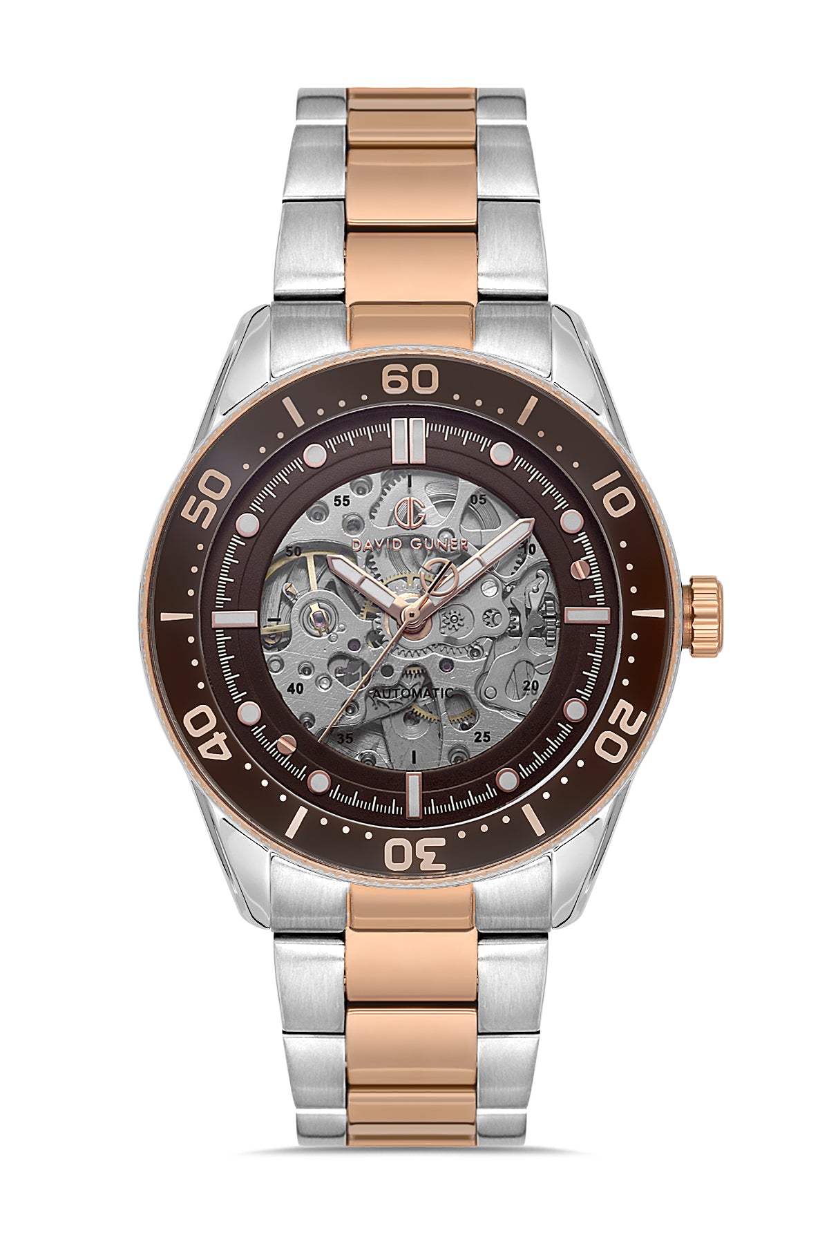David Guner Brown Dial Automatic Men's Watch