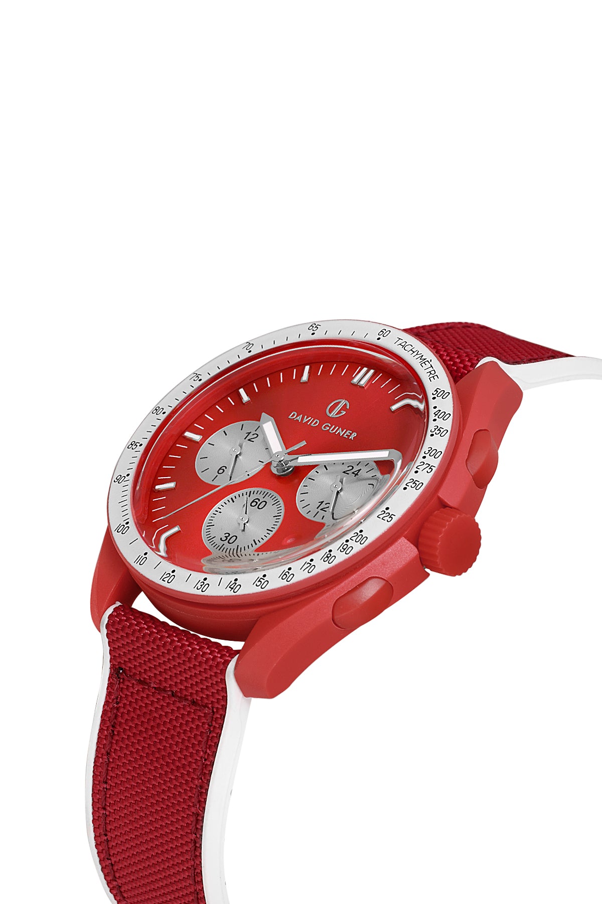 DAVID GUNER Kırmızı Kadranlı Polikarbon Kaplamalı Erkek Kol Saati - DG-8627GD-ZL8