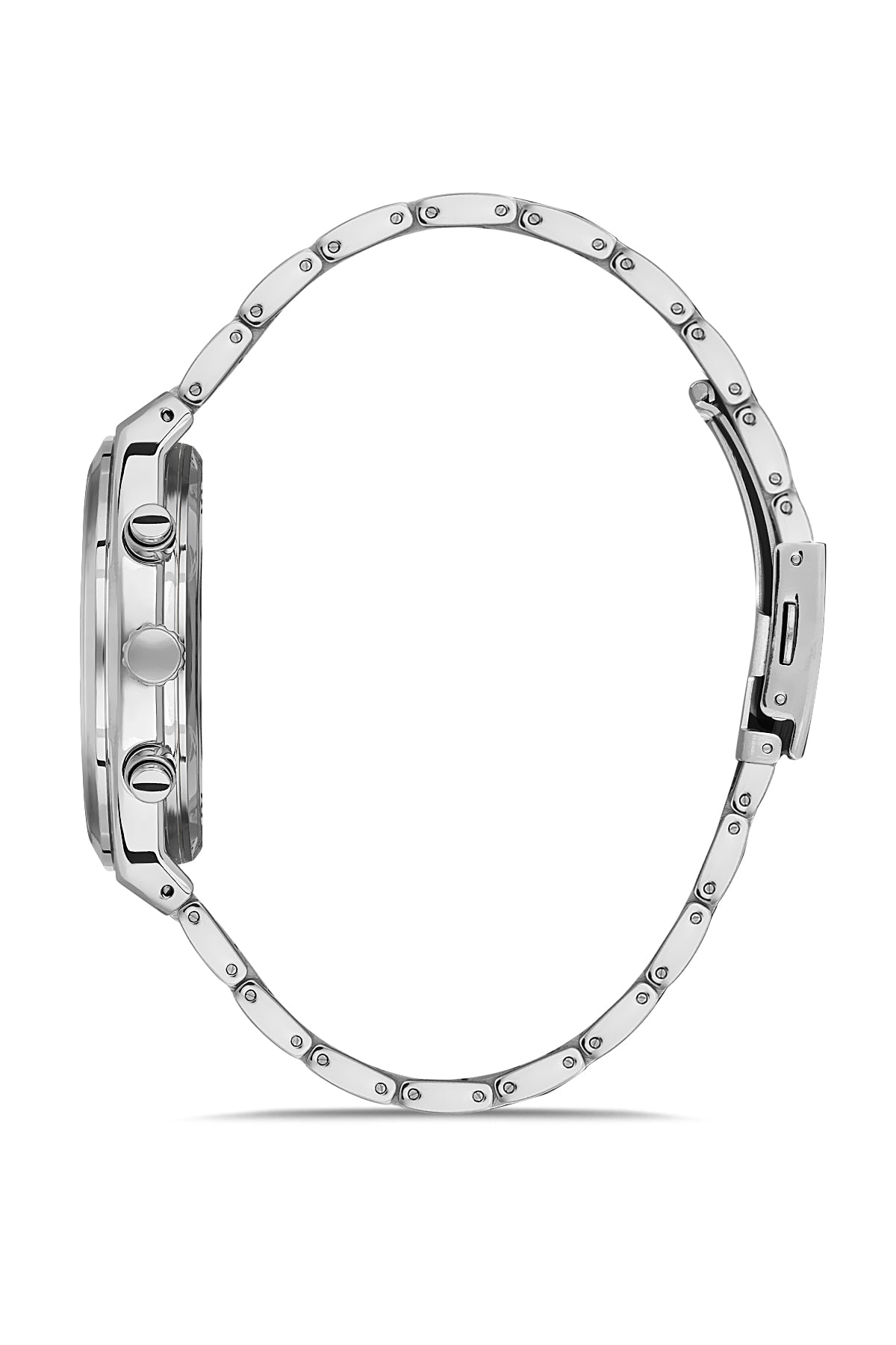 DAVID GUNER Yeşil Beyaz Kaplama Yeşil Kadranlı Paslanmaz Masif Çelik Erkek Kol Saati - DG-8621GA-ZM10