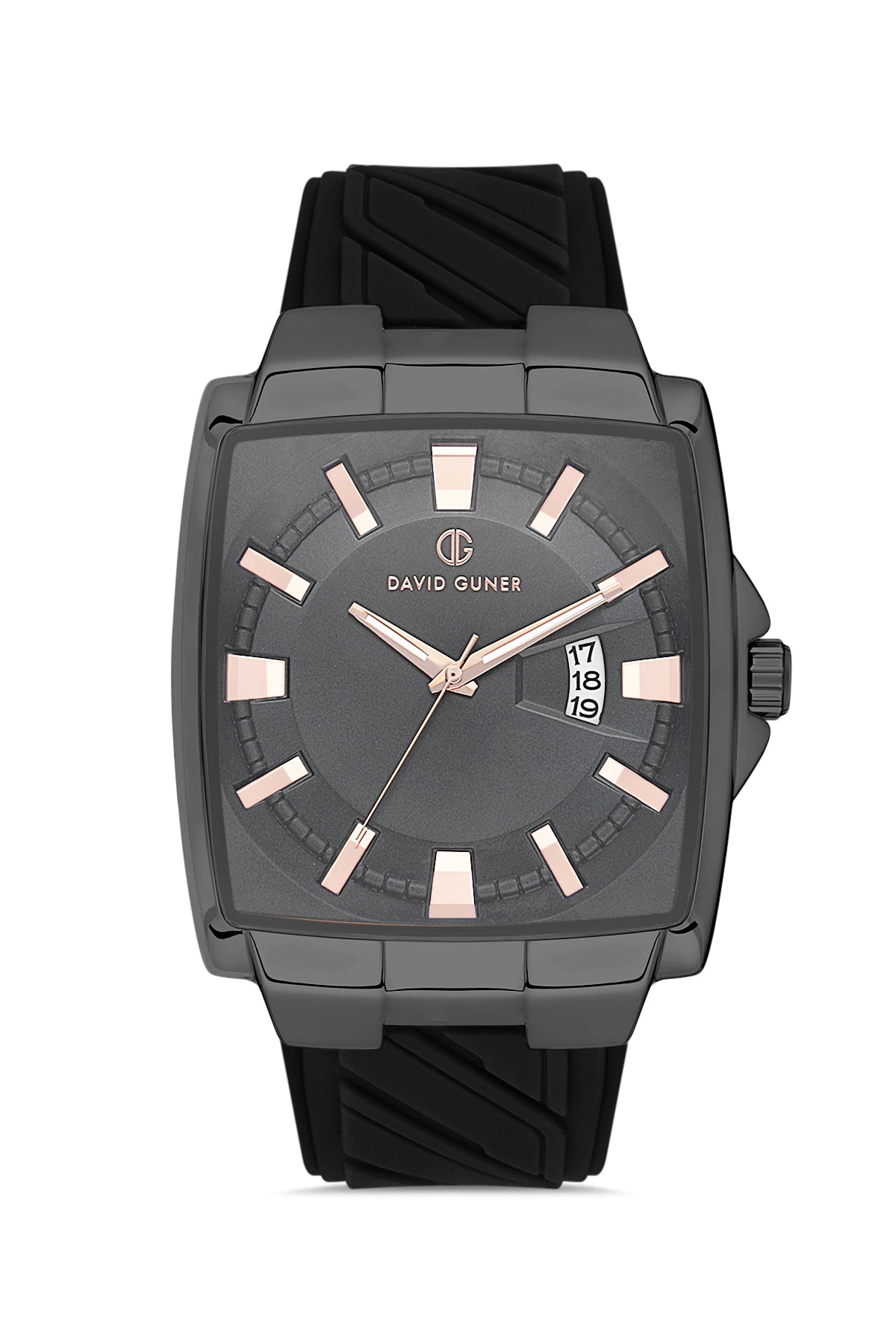 DAVID GUNER Gun Kaplamalı Gri Kadranlı Erkek Kol Saati - DG-8622GD-V9