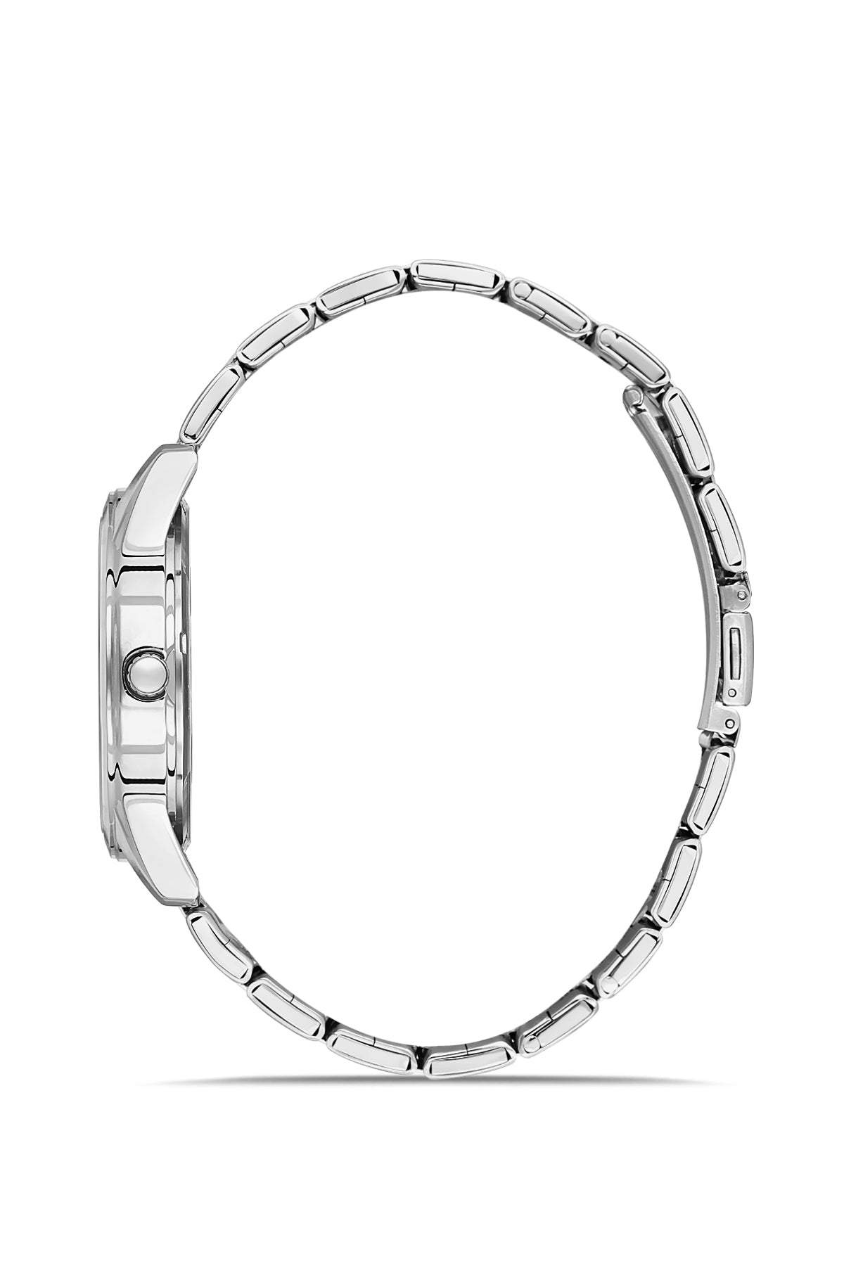 DAVID GUNER Gümüş Kadranlı Mavi Kadranlı Takvimli Erkek Kol Saati