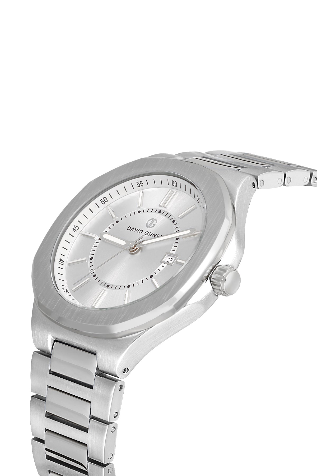 DAVID GUNER KOL SAATİ GÜMÜŞ Kadran GÜMÜŞ Kaplama ERKEK - DG-8843GA-A1