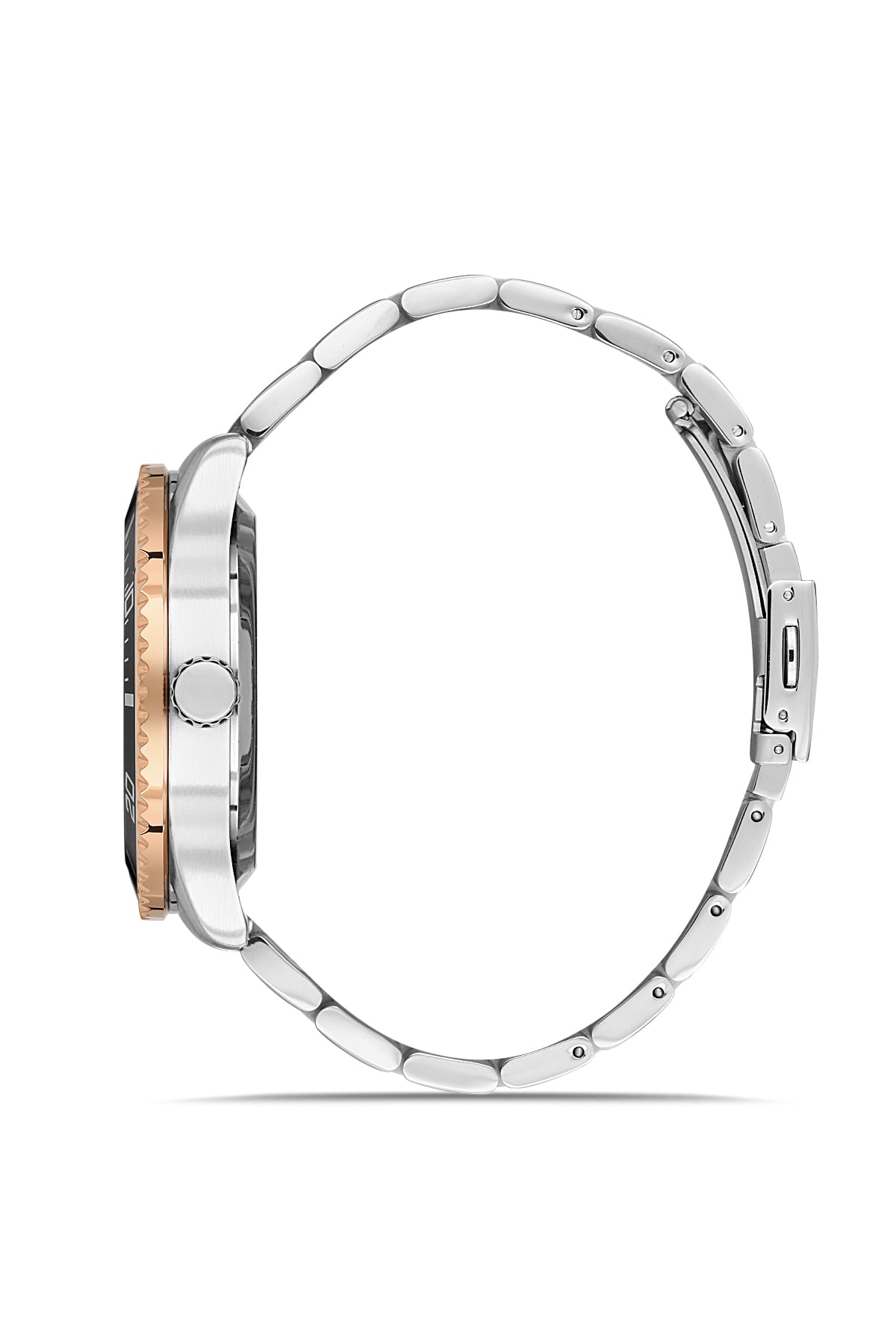 DAVID GUNER KOL SAATİ GÜMÜŞ Kadran ROSE BEYAZ Kaplama ERKEK - DG-8862GA-E1