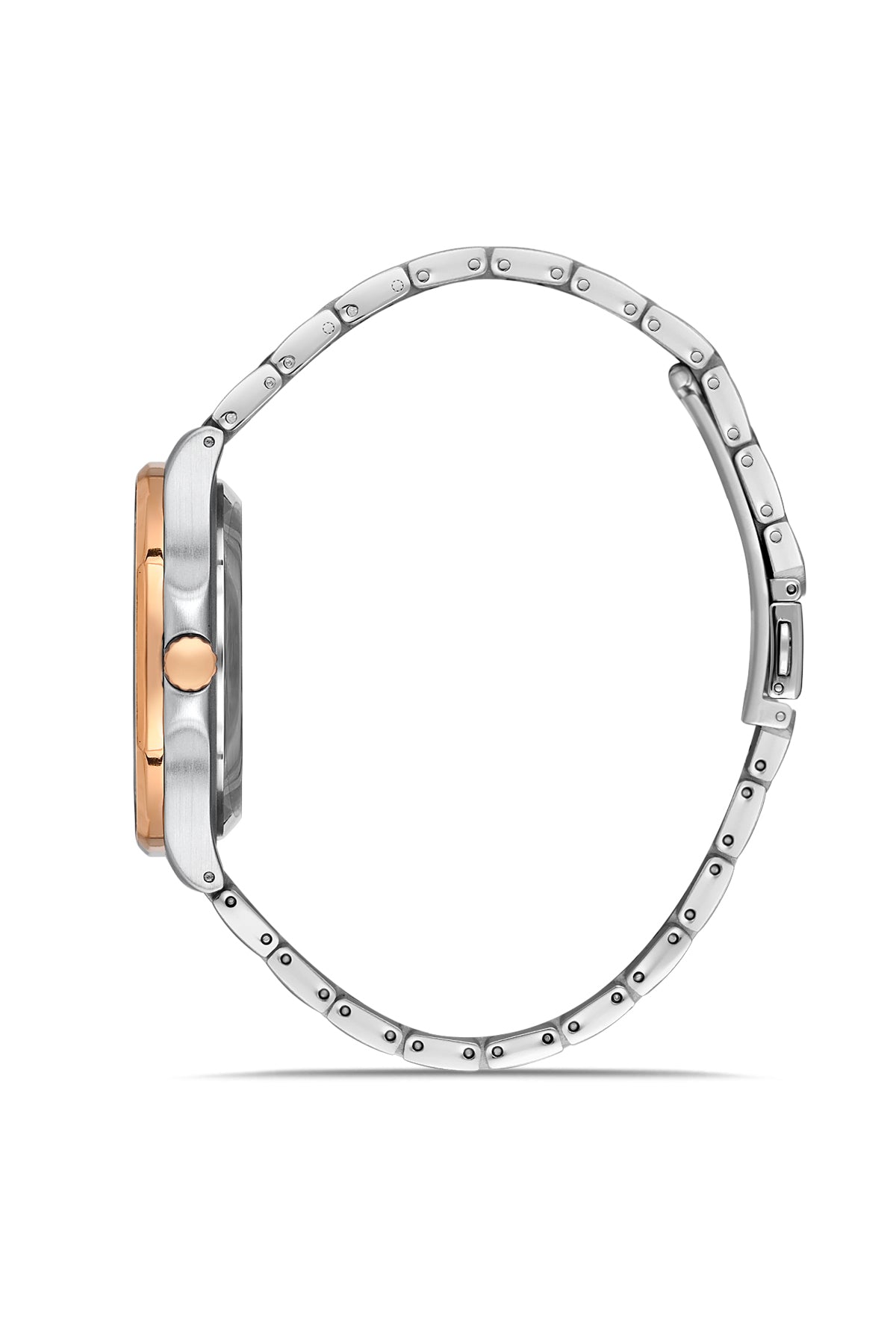 DAVID GUNER KOL SAATİ GÜMÜŞ Kadran ROSE BEYAZ Kaplama ERKEK - DG-8843GA-E1