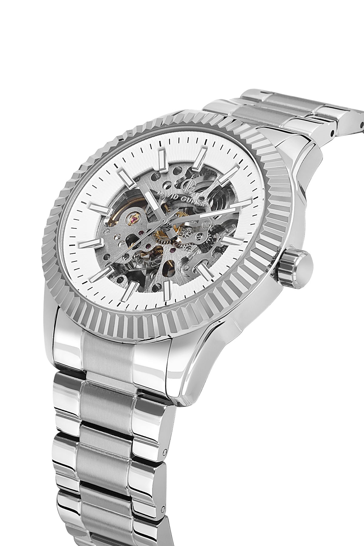 DAVID GUNER KOL SAATİ GÜMÜŞ Kadran GÜMÜŞ Kaplama ERKEK - DG-8853GA-A1