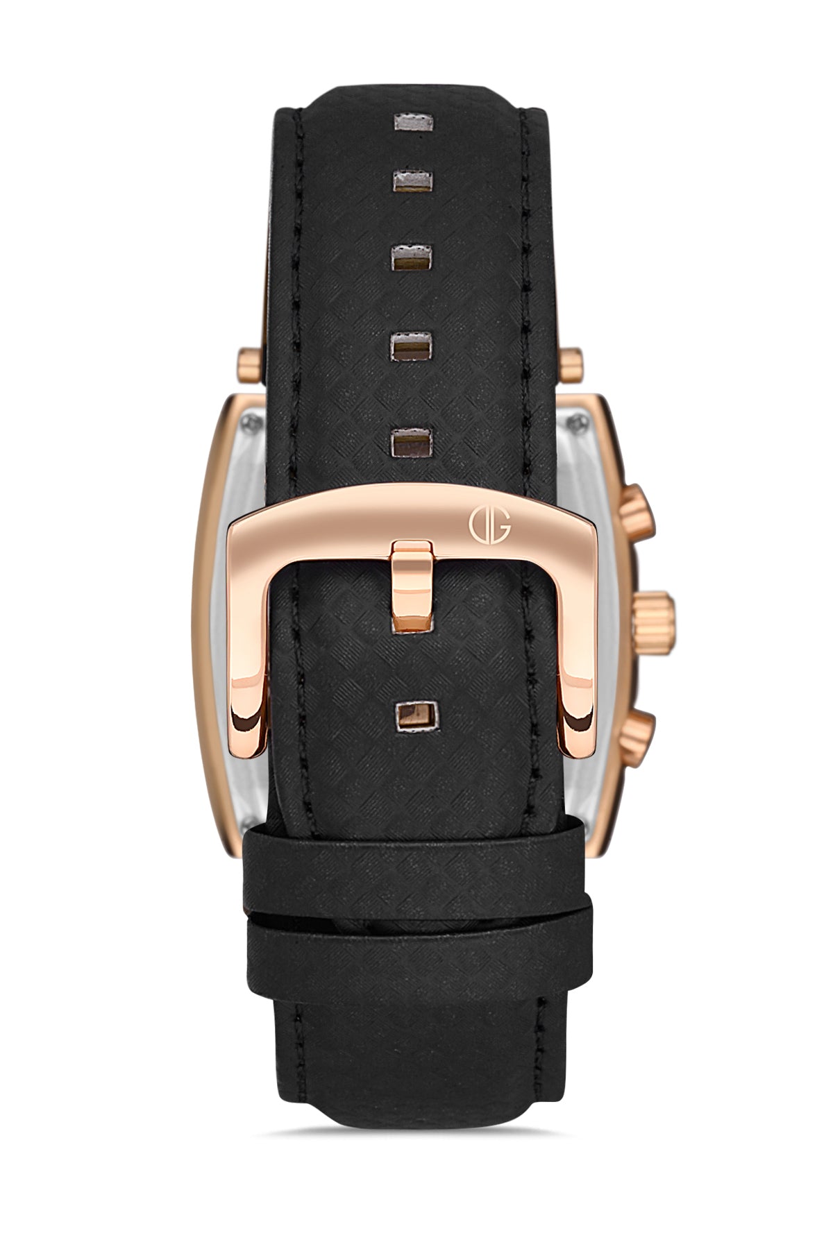 DAVID GUNER ROSE KAPLAMALI SİYAH KADRANLI ERKEK KOL SAATİ DG-8056GB-R2