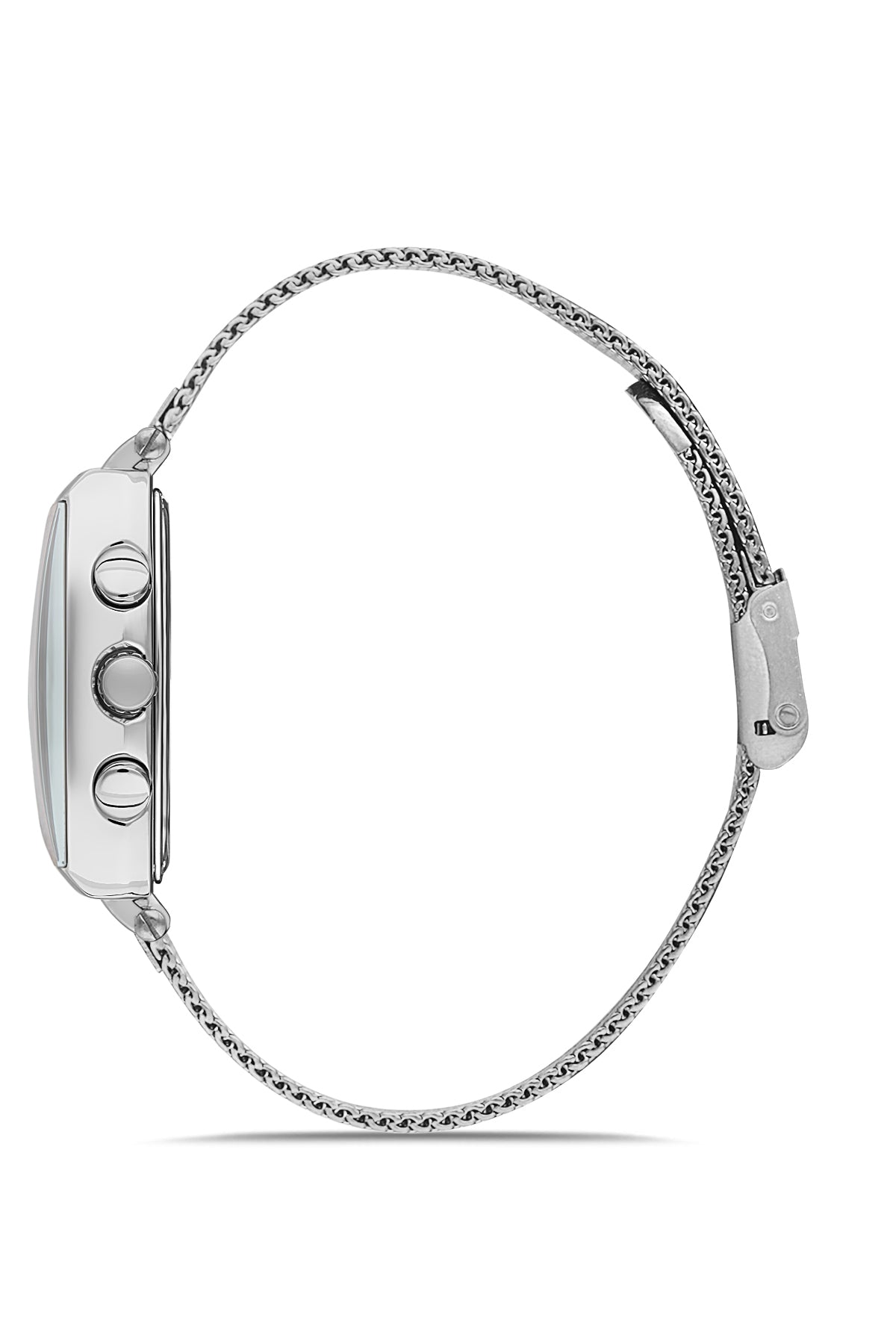 DAVID GUNER GÜMÜŞ KAPLAMALI SİYAH KADRANLI ERKEK KOL SAATİ DG-8057GC-A2