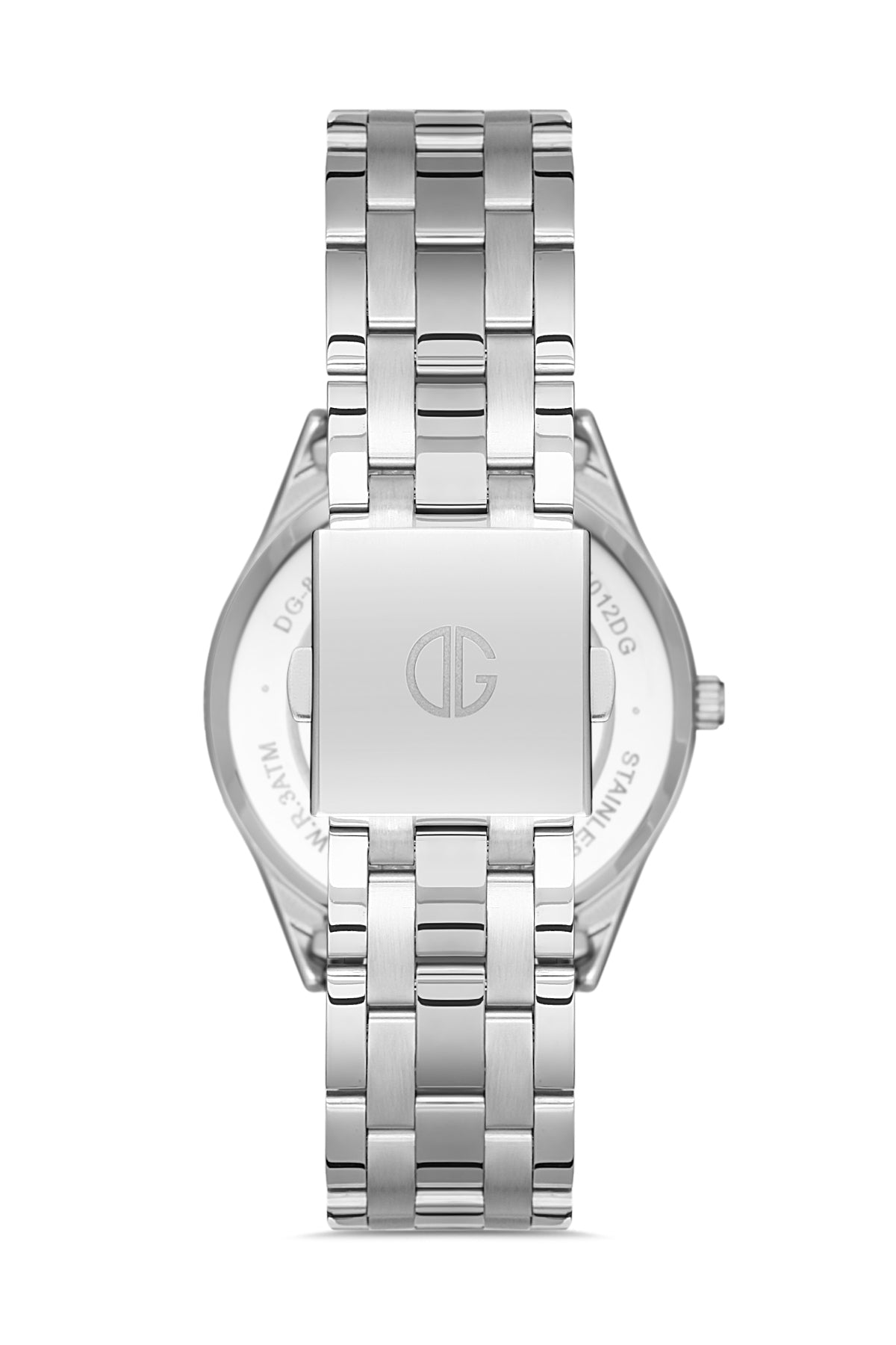 David Guner Erkek Gümüş Kadranlı Gümüş Çelik Kol Saati - DG-8195GA-A1