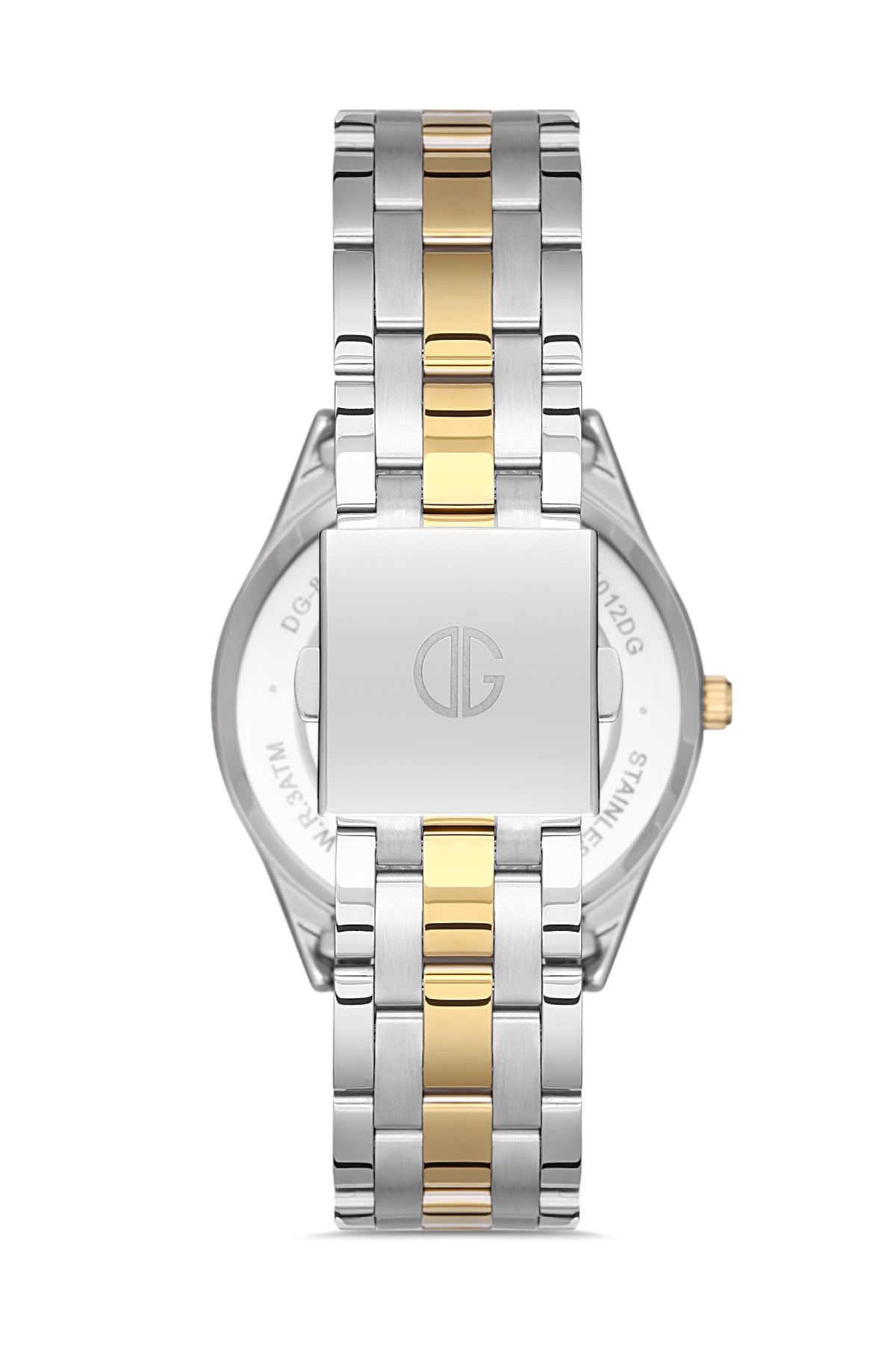 David Guner Erkek Yeşi̇l Kadranlı Sari beyaz Çelik Kol Saati - DG-8195GA-D10