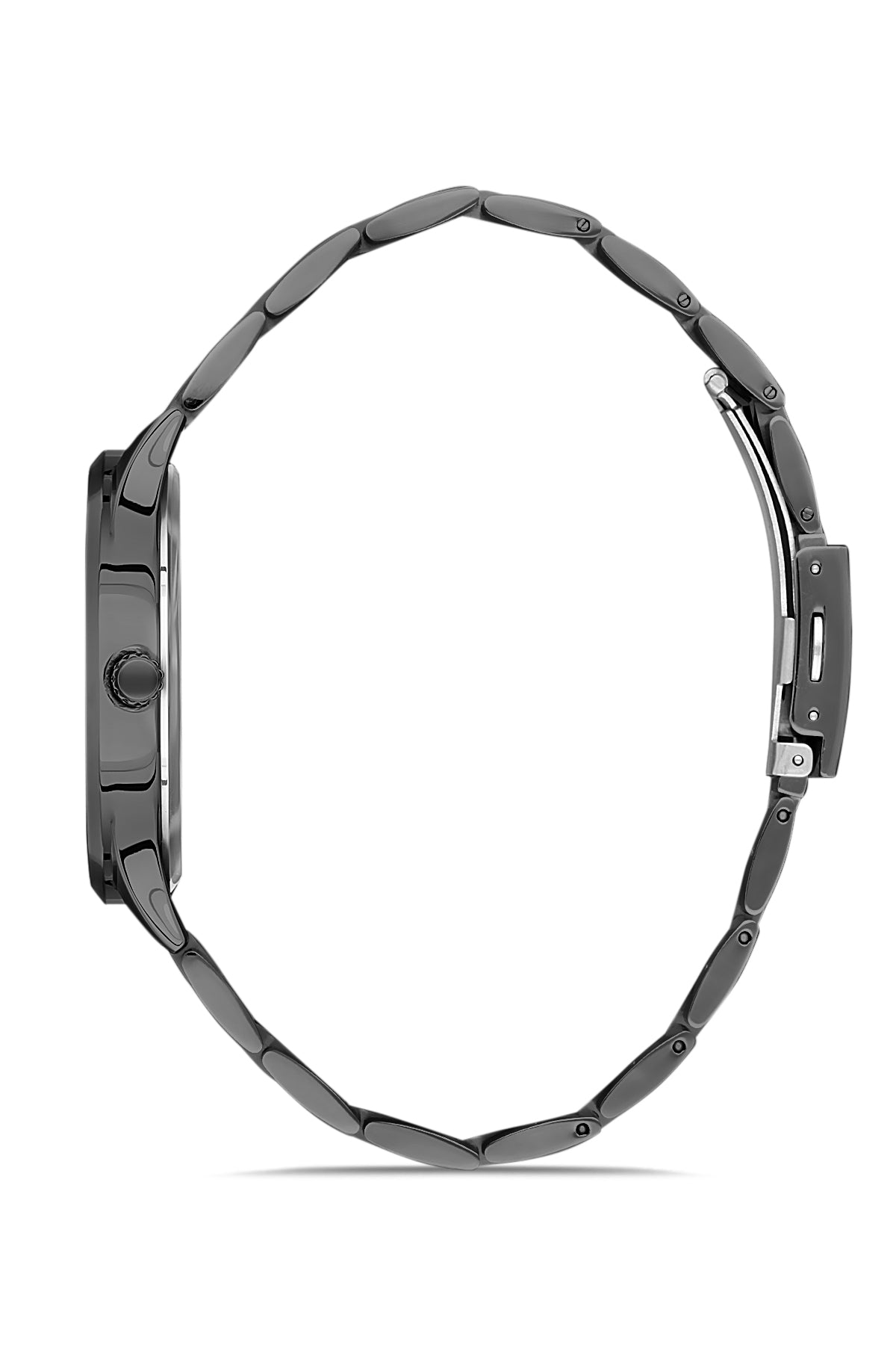 David Guner Erkek Mavi̇ Kadranlı Füme Çelik Kol Saati - DG-8195GA-V3