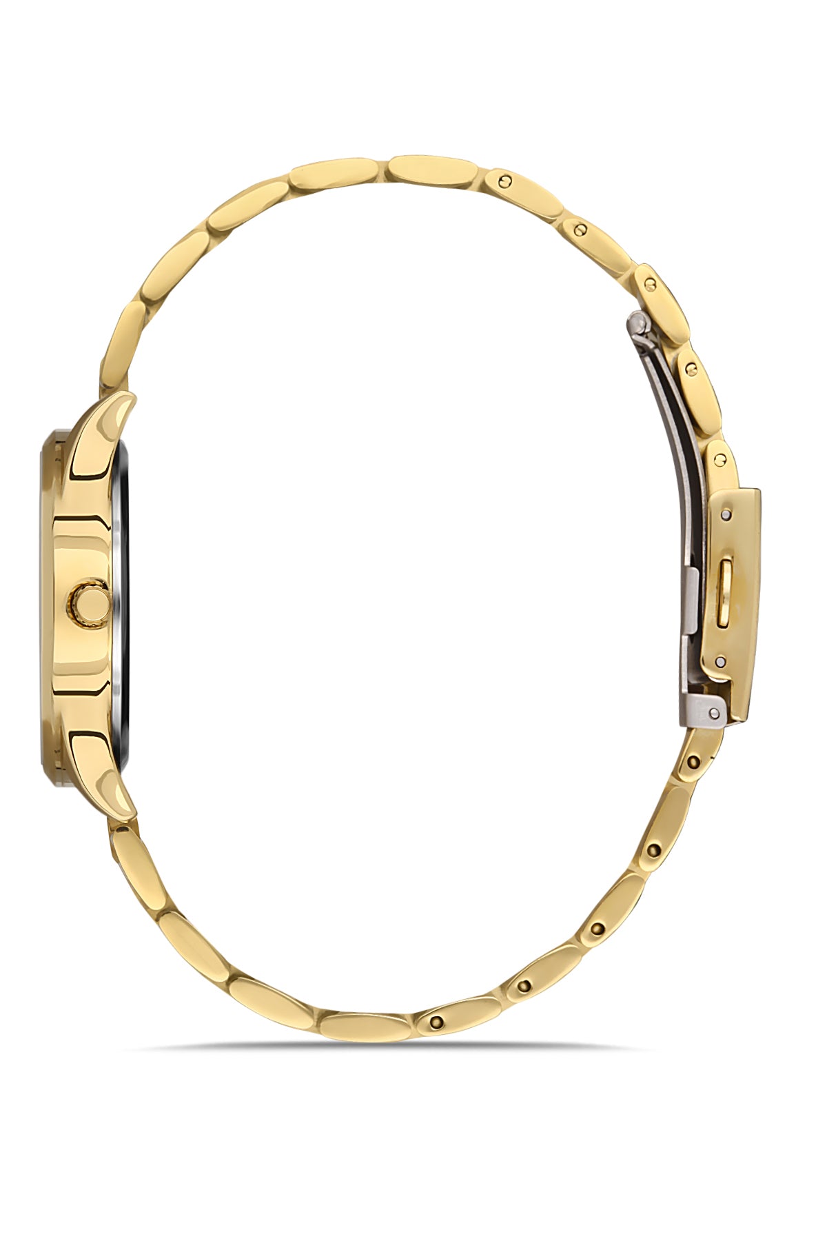 David Guner Kadın Sarı Kadranlı Sari Çelik Kol Saati - DG-8195LA-B4