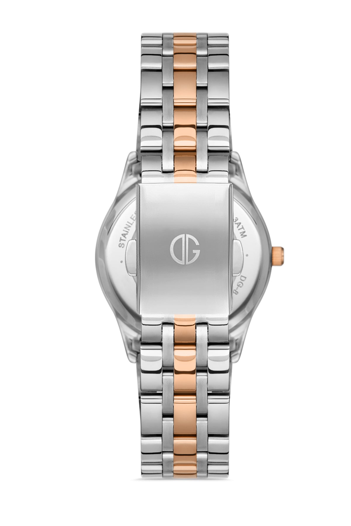 David Guner Kadın Gümüş Kadranlı Rose beyaz Çelik Kol Saati - DG-8195LA-E1