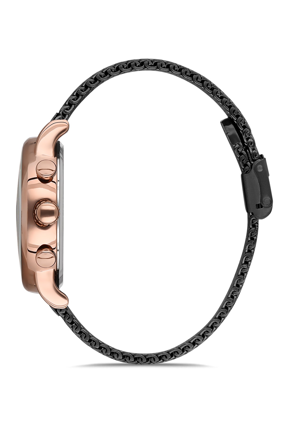 DAVID GUNER KOL SAATİ SİYAH Kadran ROSE SİYAH Kaplama ERKEK - DG-8205GC-R2