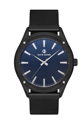 DAVID GUNER GUN KAPLAMALI MAVİ KADRANLI ERKEK KOL SAATİ DG-8285GC-V3