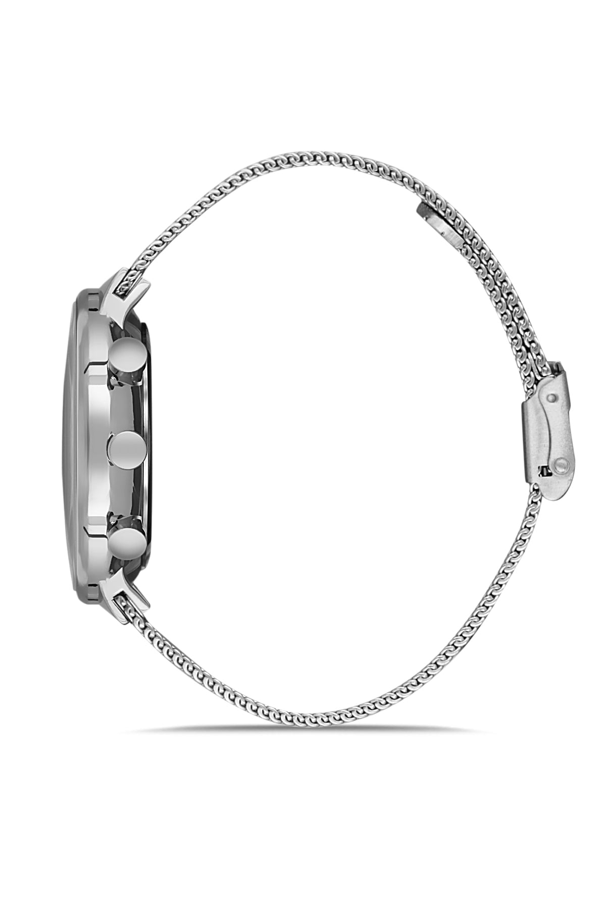 DAVID GUNER GÜMÜŞ KAPLAMALI MAVİ KADRANLI ERKEK KOL SAATİ DG-8300GC-A3