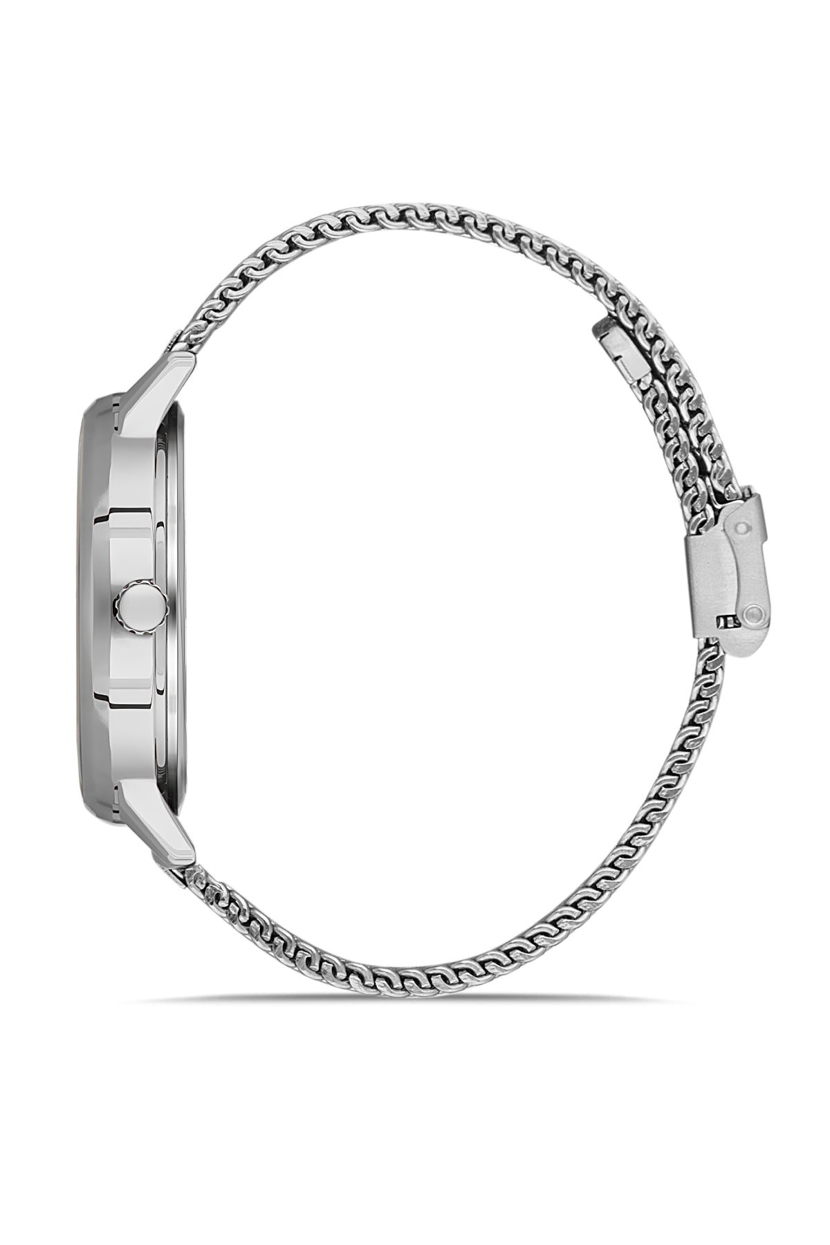 David Guner Erkek Gümüş Kadranlı Gümüş Çelik Kol Saati - DG-8304GC-A1