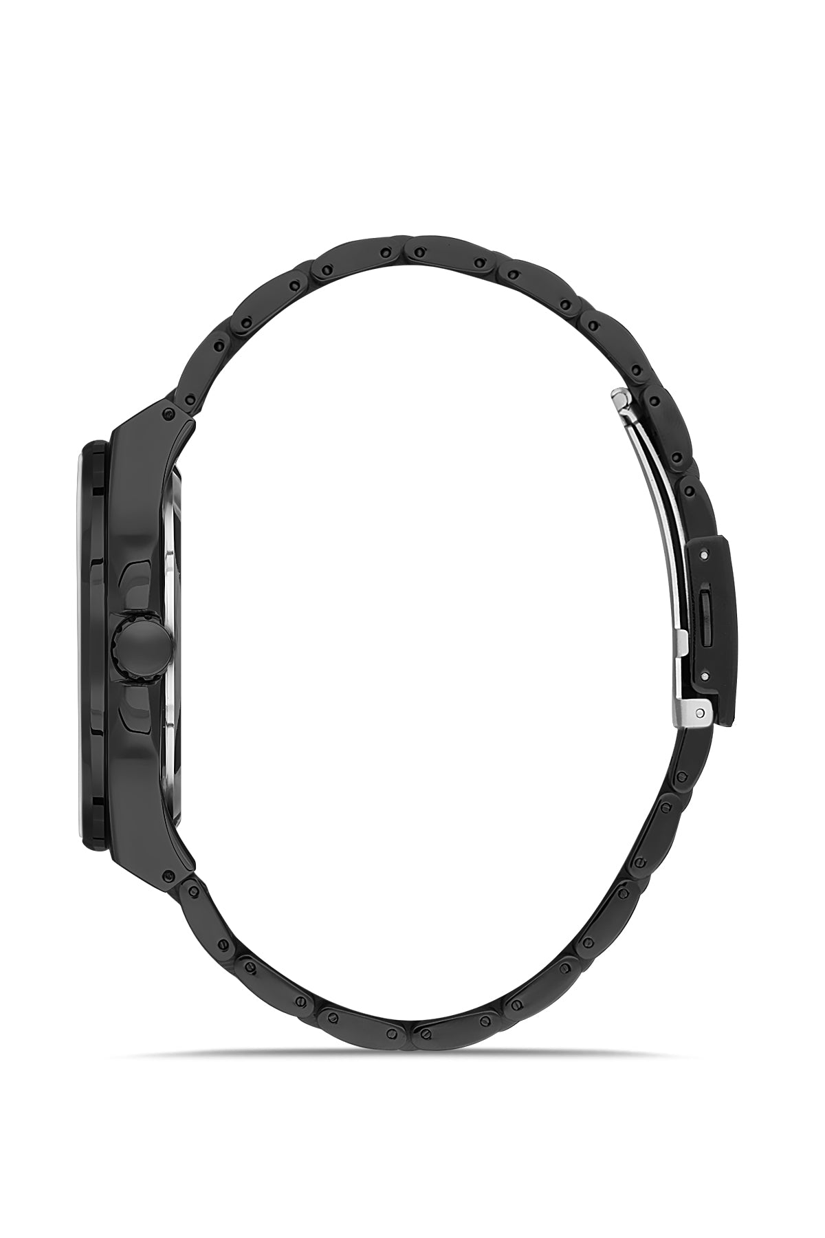 DAVID GUNER Lacivert Kadranlı Siyah Kordonlu Takvimli Erkek Kol Saati - DG-8342GA-V3