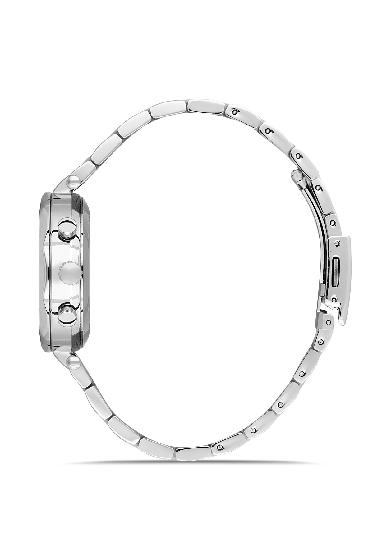 David Guner Mavi Kadranlı Gümüş Çelik Kordonlu Kadın Kol Saati - DG-8694LA-A15