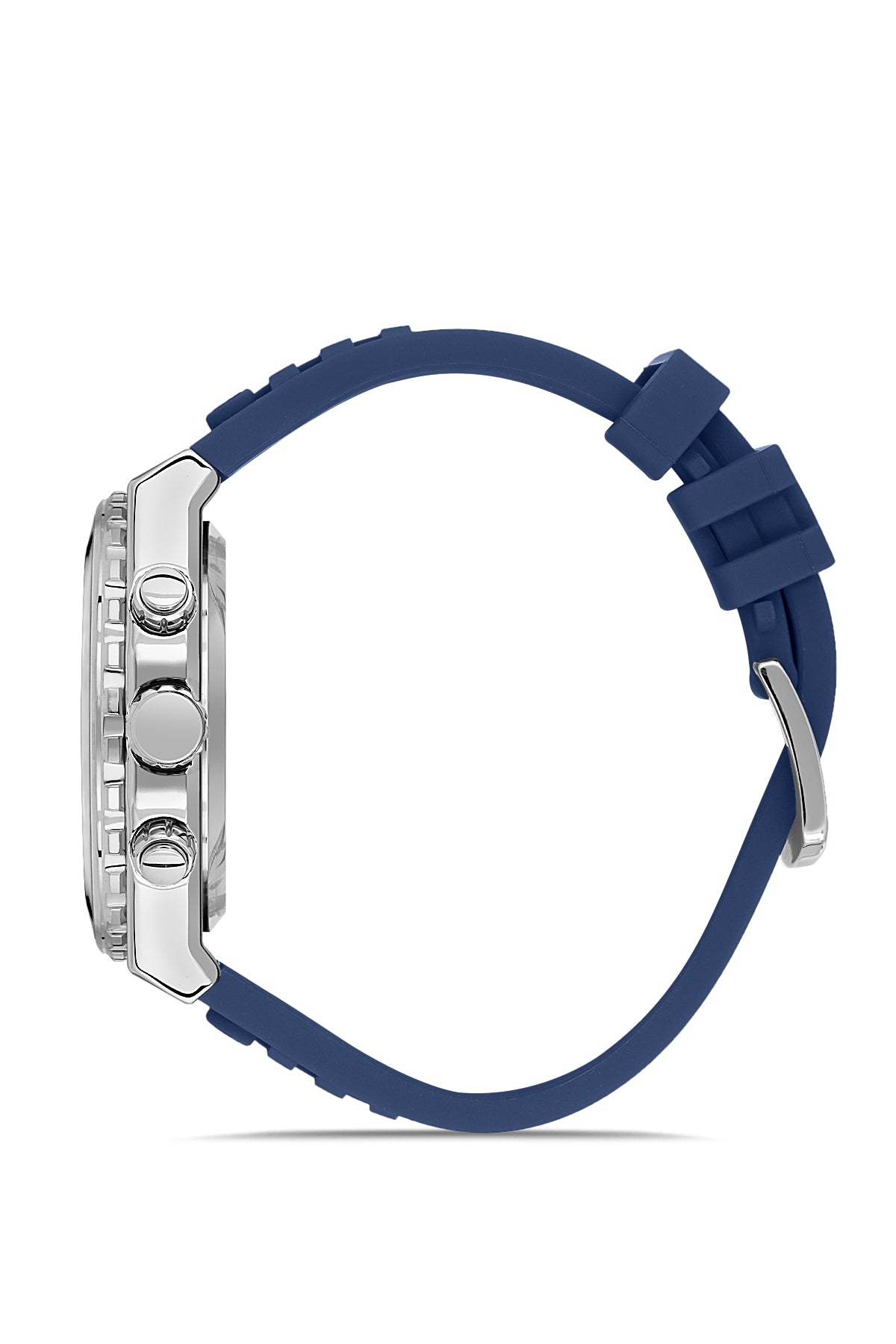 DAVID GUNER Mavi Kadranlı Gümüş Kaplamalı Erkek Kol Saati - DG-8665GD-L3