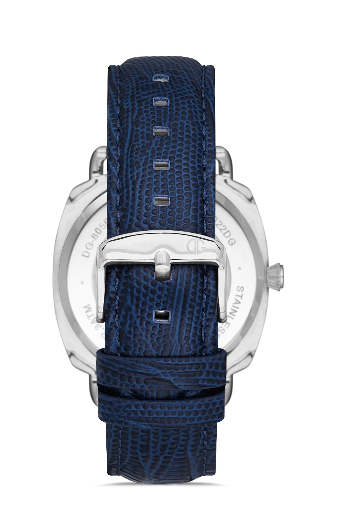 DAVID GUNER Blue Dial Silver Plating Men's Watch