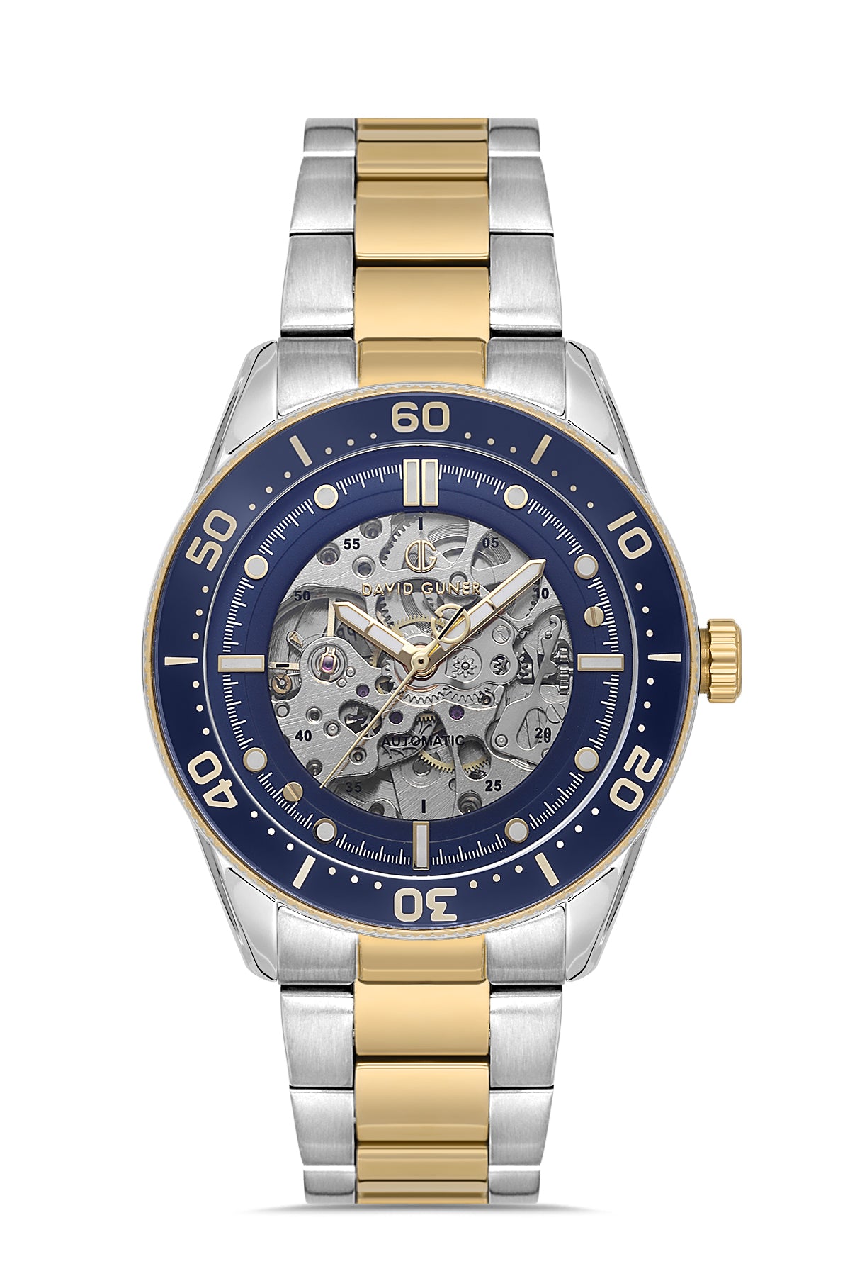 David Guner Blue Dial Automatic Men's Watch