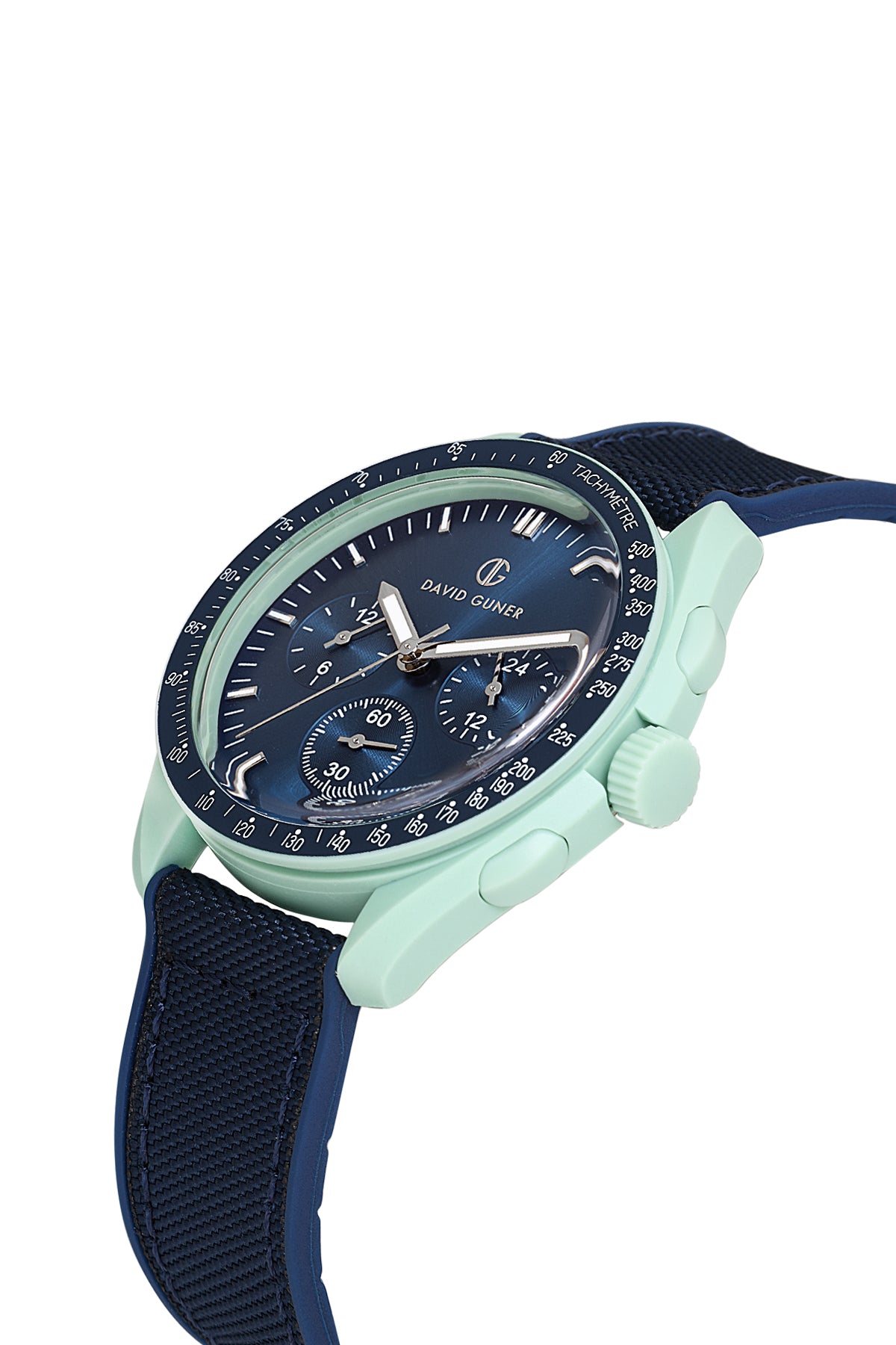 DAVID GUNER Mavi Kadranlı Polikarbon Kaplamalı Erkek Kol Saati - DG-8627GD-AZ3