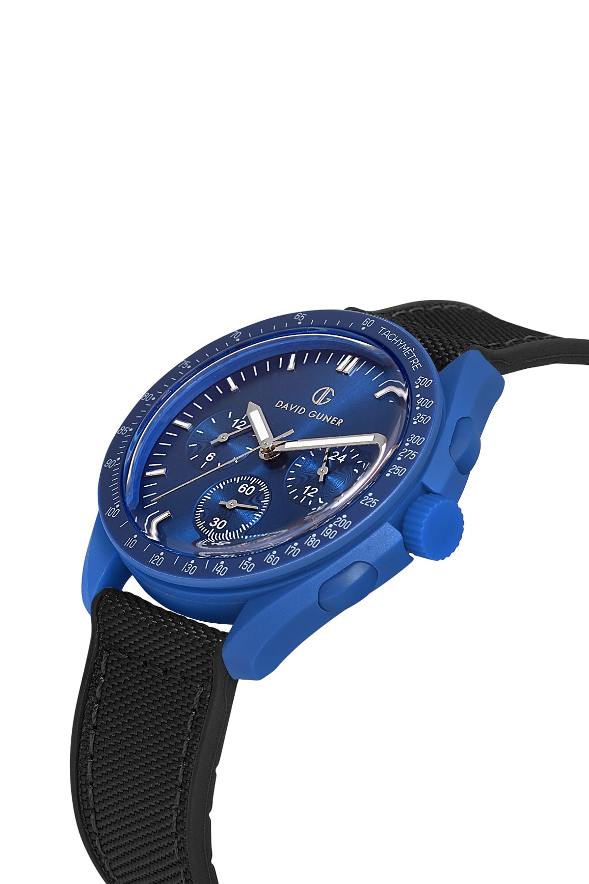 DAVID GUNER Mavi Kadranlı Polikarbon Kaplamalı Multifonksiyonel Erkek Kol Saati - DG-8627GD-AG3