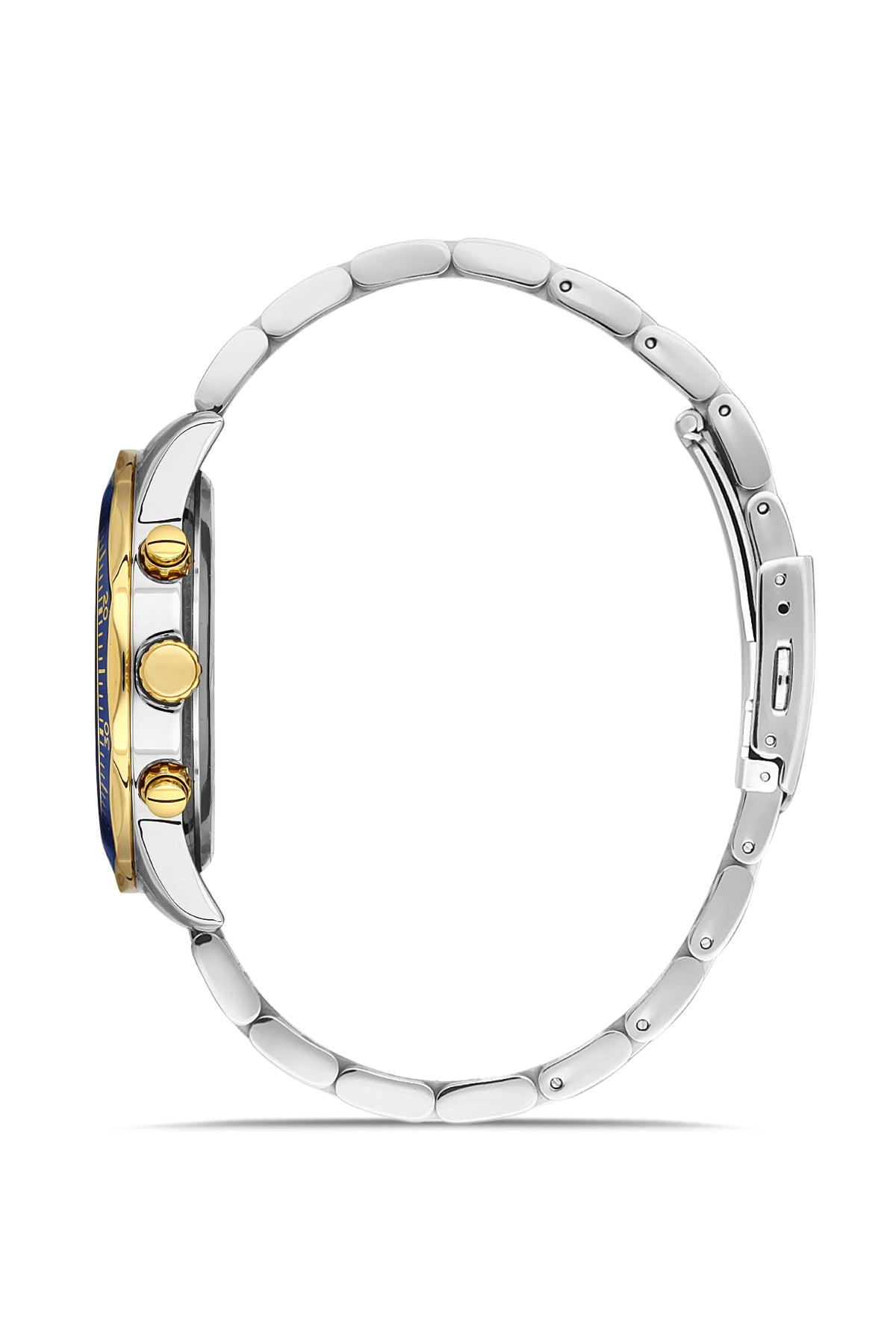 DAVID GUNER Blue Dial Yellow White Coated Men's Watch