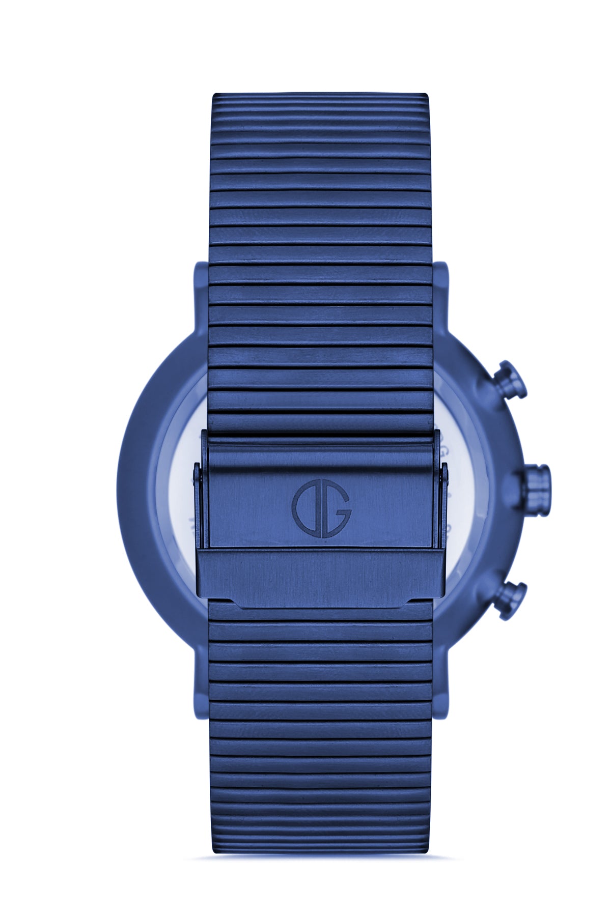 DAVID GUNER Blue Coating Blue Dial Men's Watch
