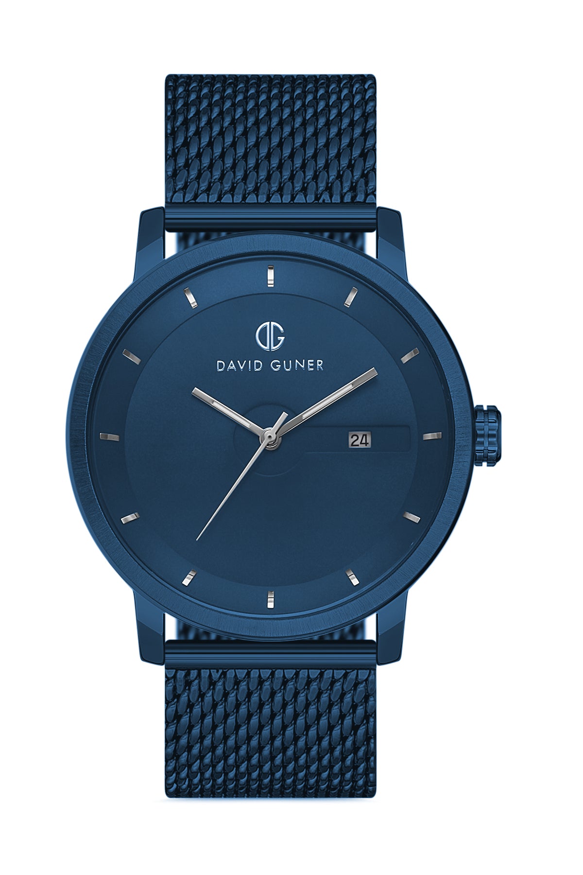 DAVID GUNER MAVİ KAPLAMALI MAVİ KADRANLI ERKEK KOL SAATİ DG-8292GC-H3E