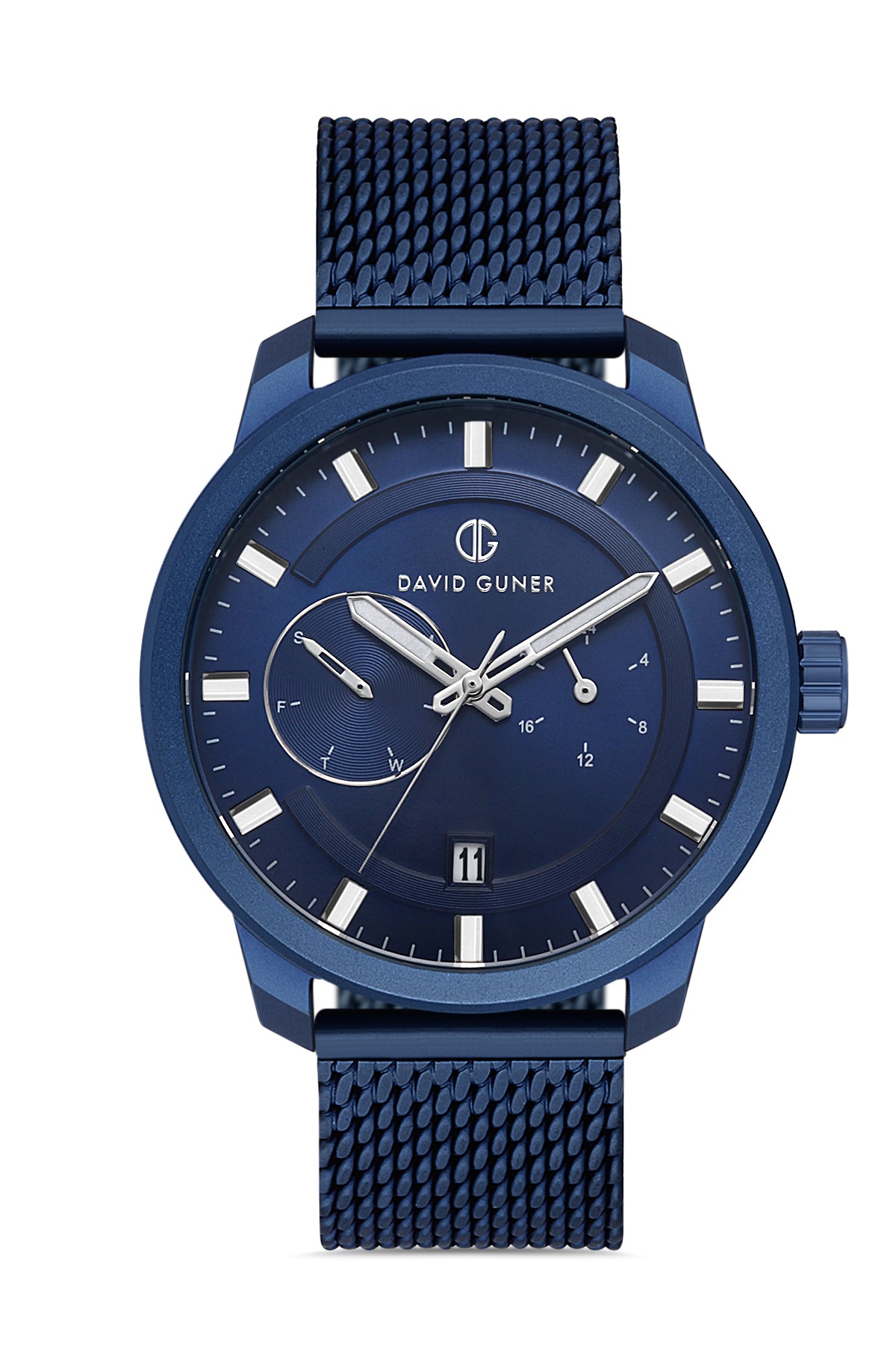 DAVID GUNER MAVİ KAPLAMALI MAVİ KADRANLI ERKEK KOL SAATİ - DG-8305GC-H3E