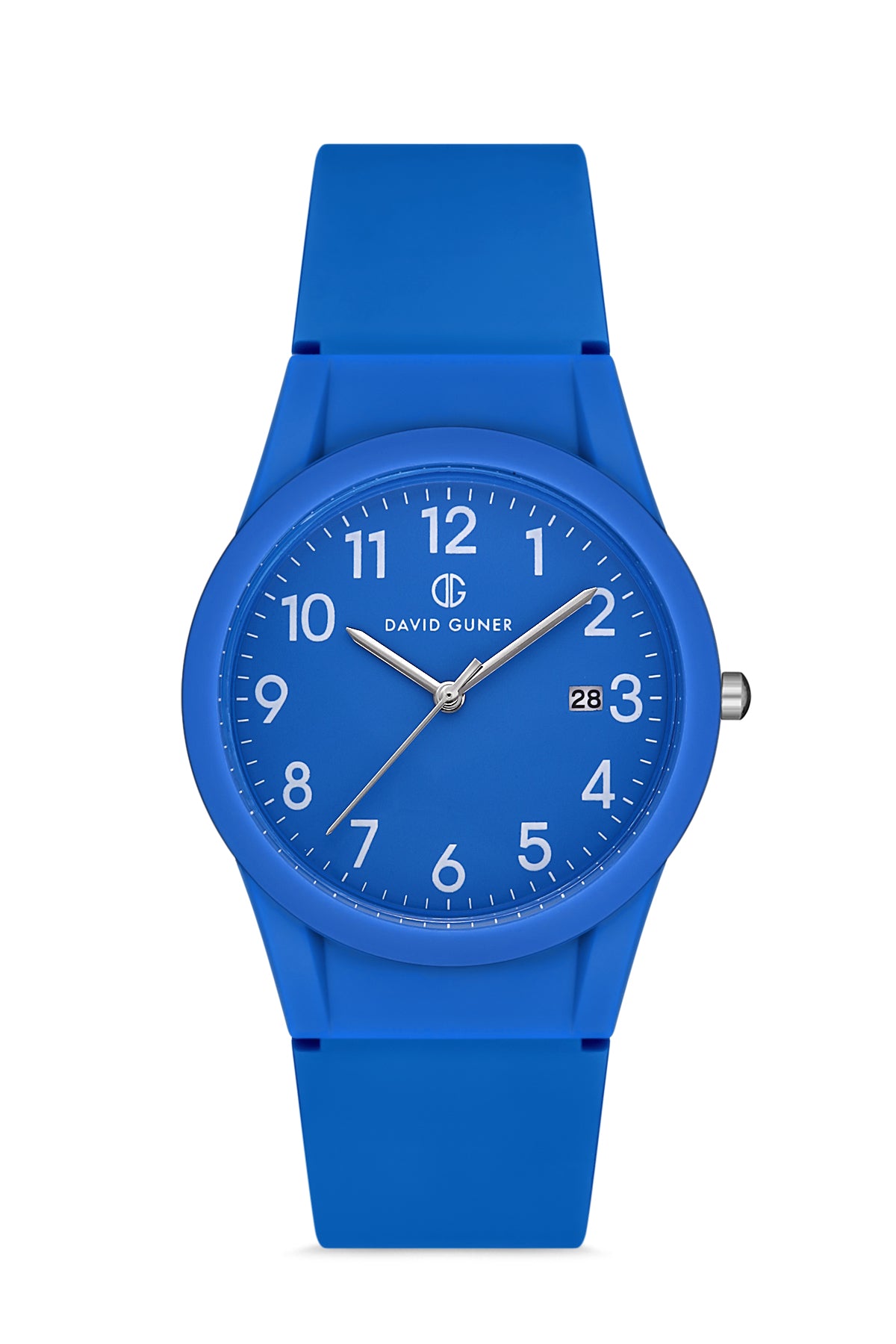 DAVID GUNER MAVİ KAPLAMALI MAVİ KADRANLI ERKEK KOL SAATİ DG-8464GD-H3