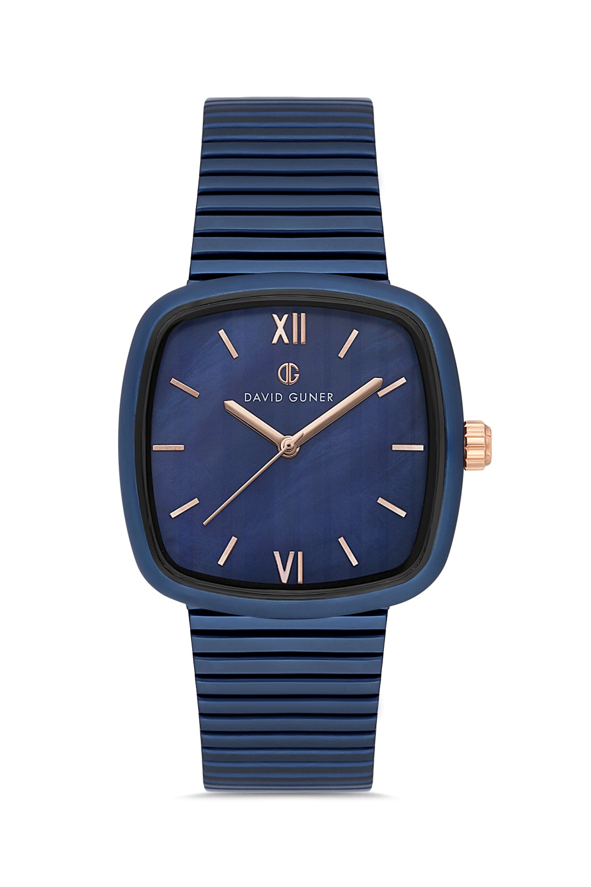 Davıd Guner Blue Coated Blue Dial Women's Watch