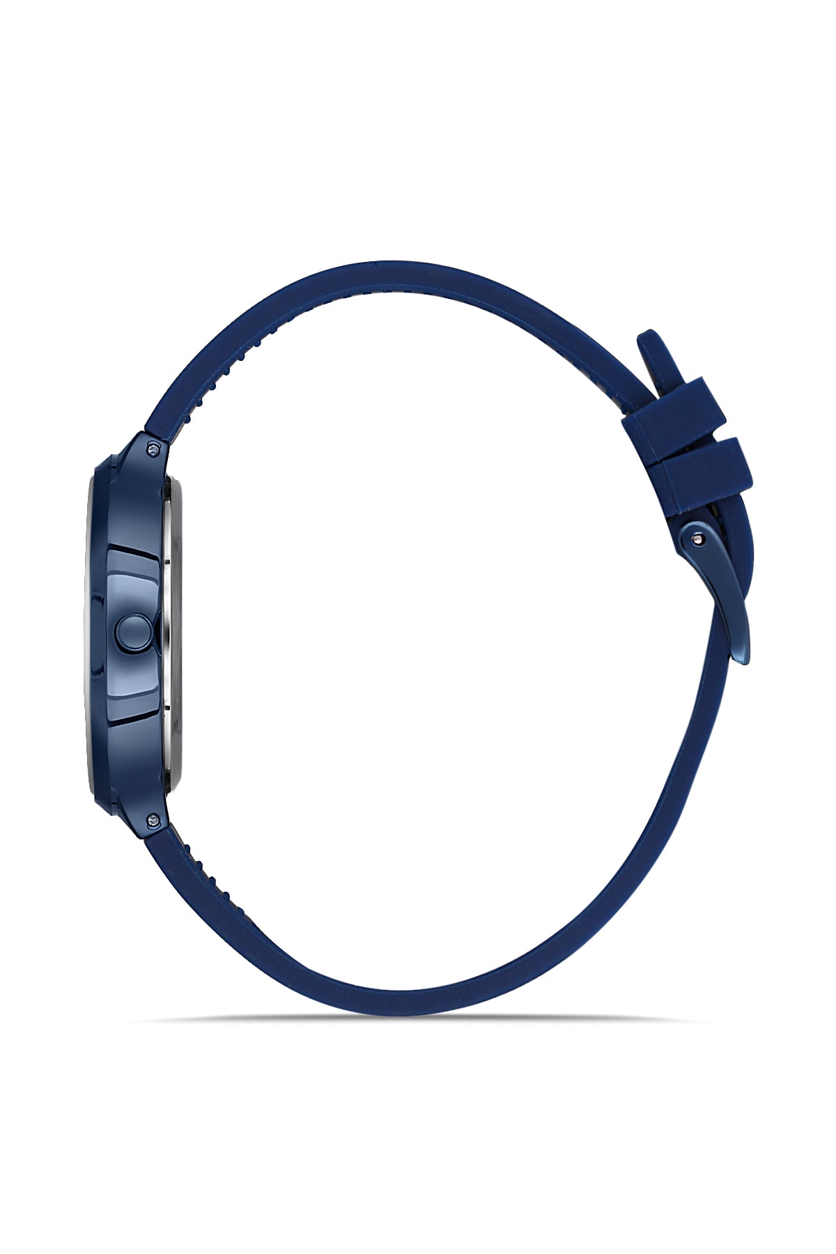 DAVID GUNER Lacivert Kaplamalı Lacivert Silikon Kordonlu Kadın Kol Saati - DG-8605LD-H3