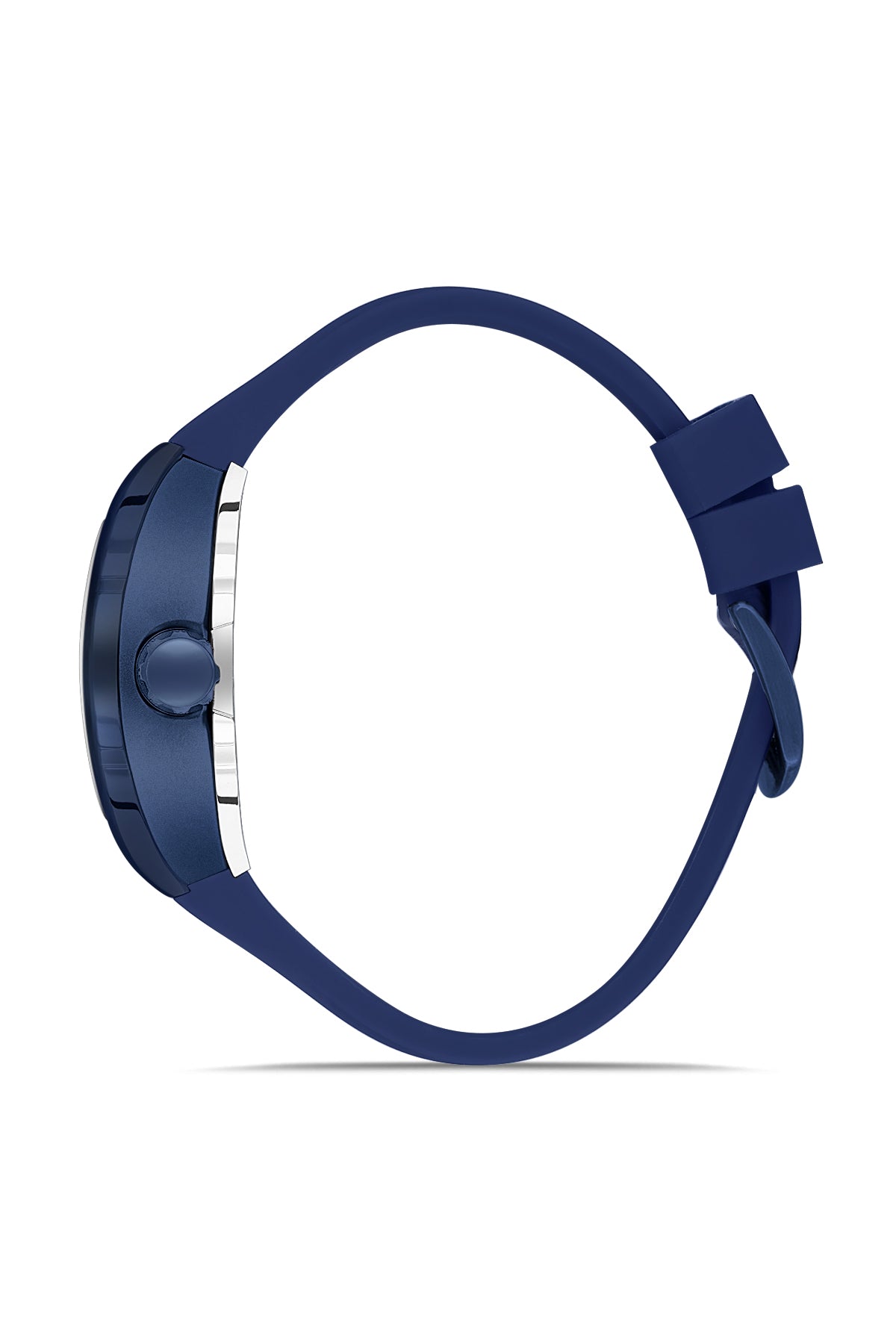 DAVID GUNER Mavi Kaplamalı Siyah Kadranlı Erkek Kol Saati - DG-8883GD-H2