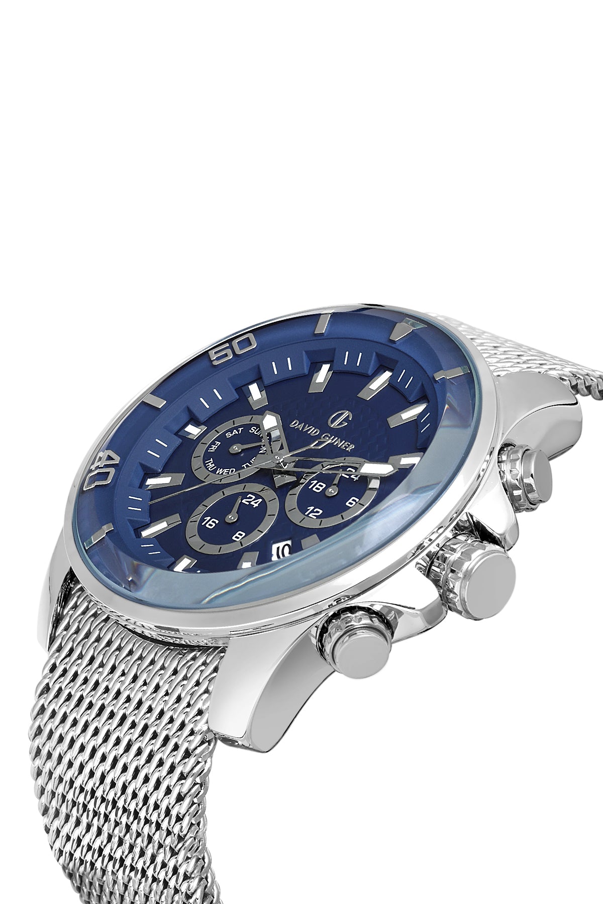 DAVID GUNER Multifonksiyonlu Lacivert Kadranlı Erkek Kol Saati - DG-8263GC-A3